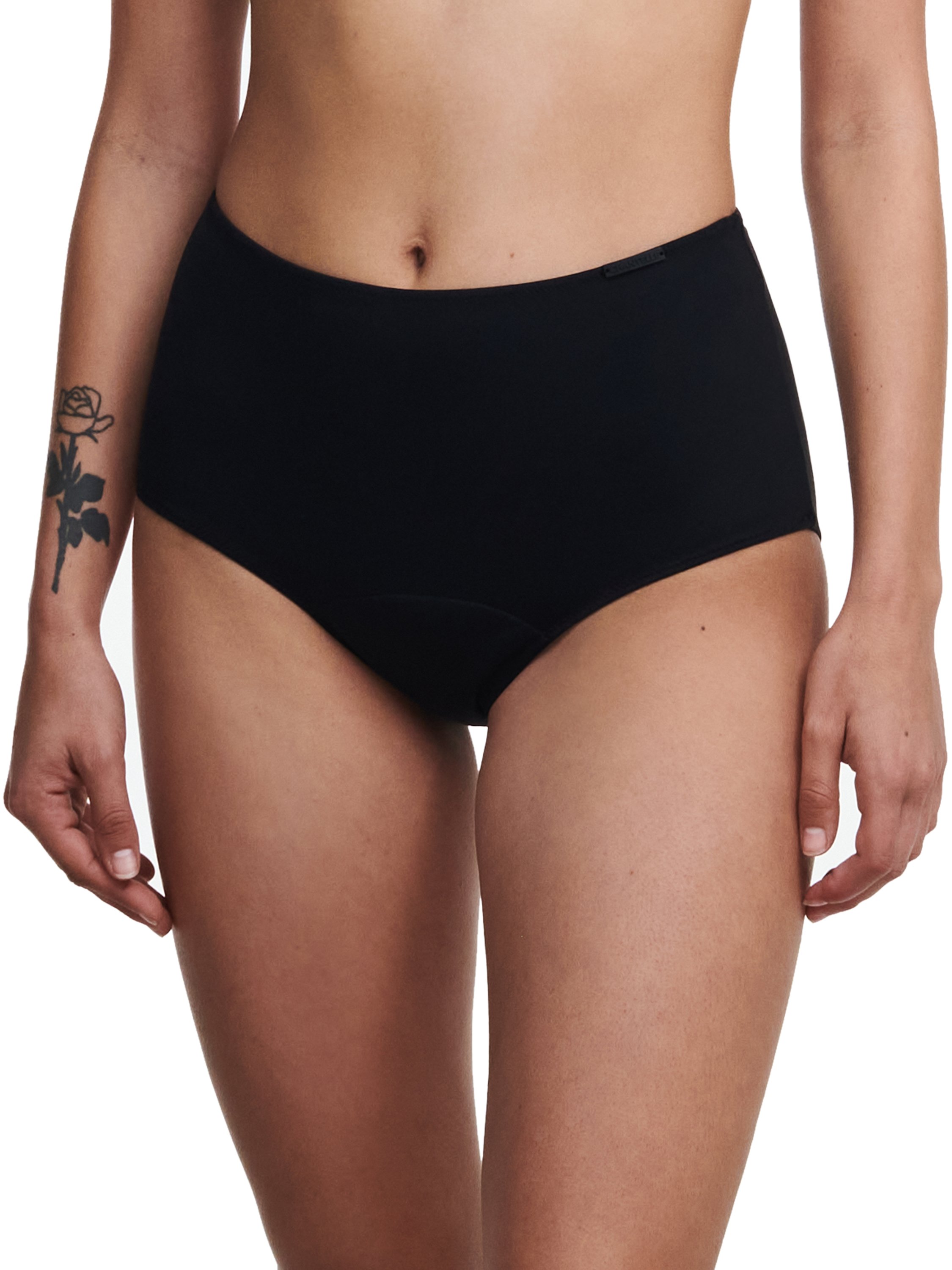 High-waisted period pants CHANTELLE Black