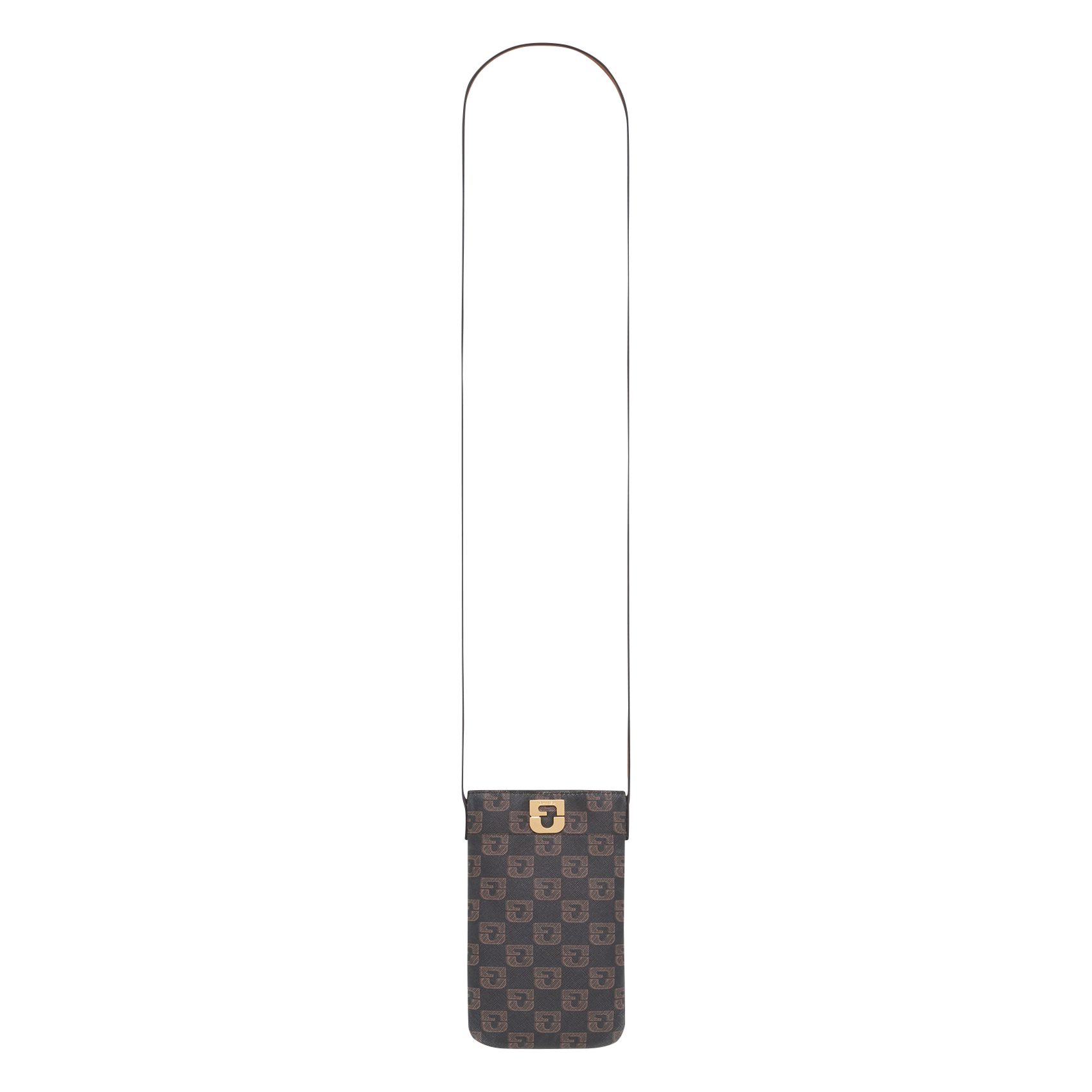 Pochette de téléphone imprimé GERARD DAREL Marron