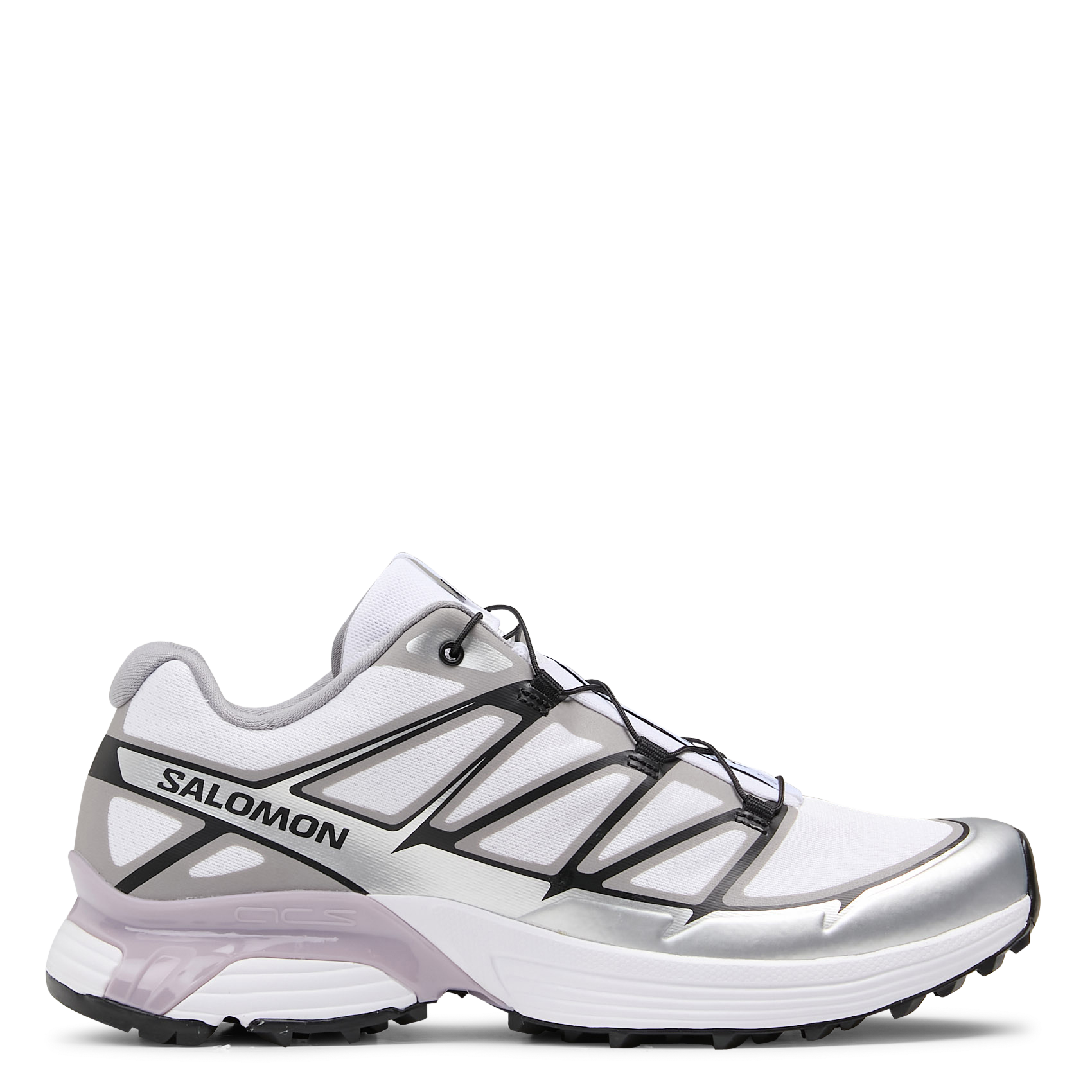 Baskets basses en tissu SALOMON Blanc