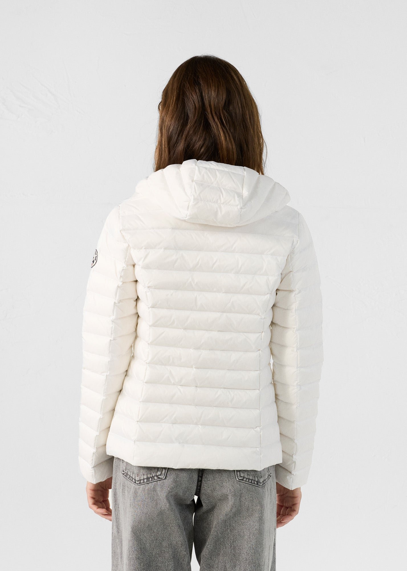 Lightweight hooded puffer jacket Cloe White