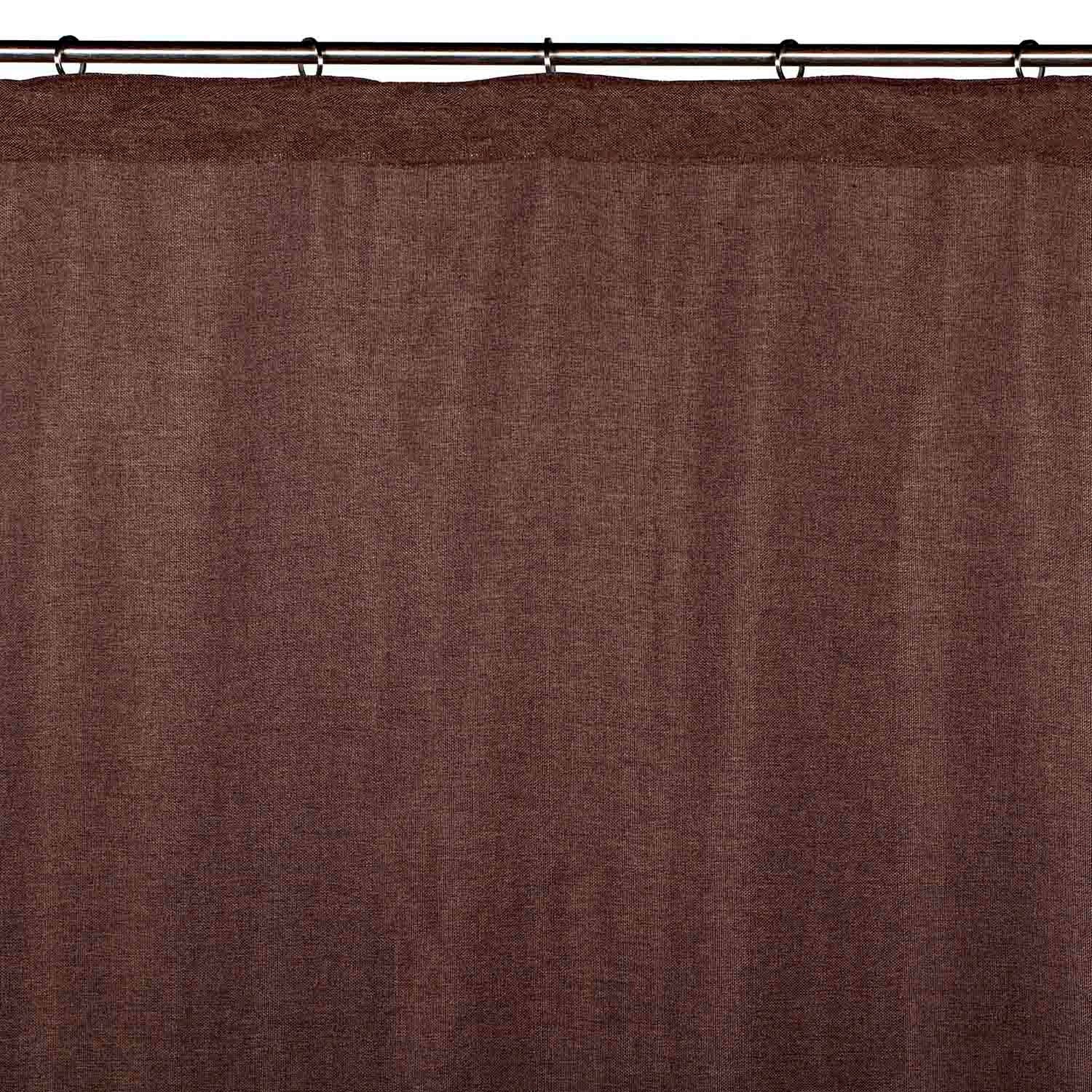 Curtain with gathered ribbon trim MADURA