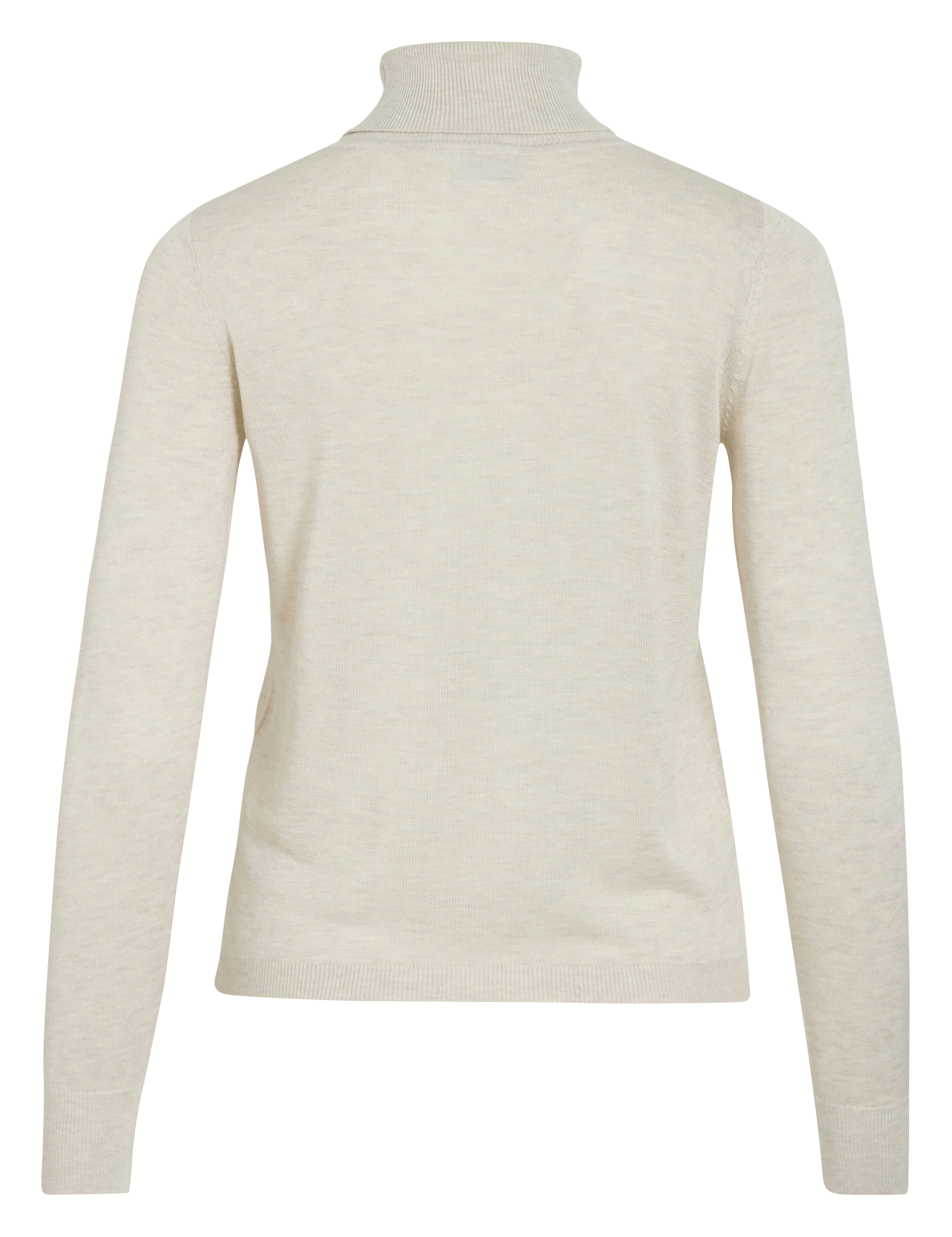 Pull col roulé  VILA Beige