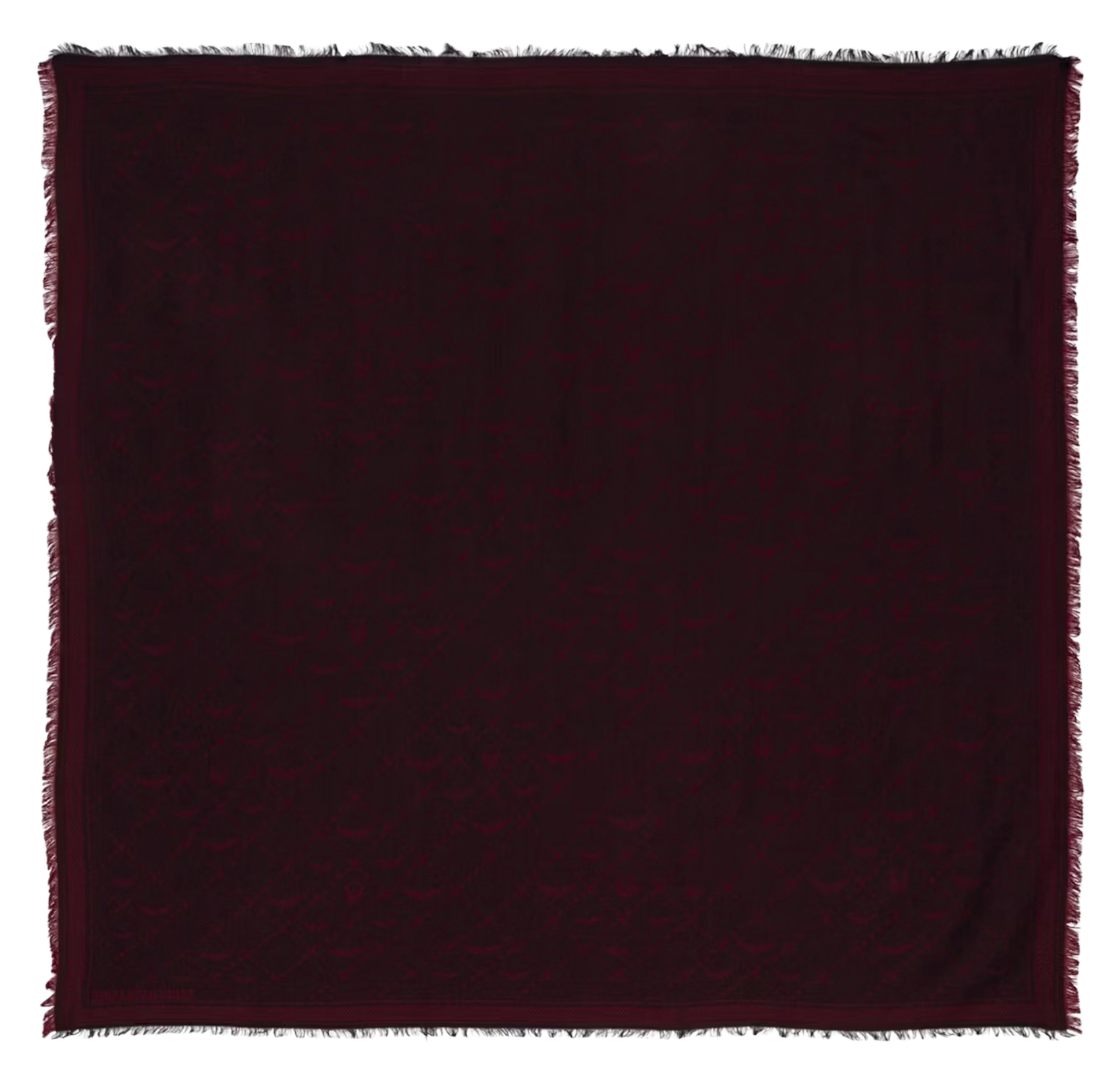 Foulard jacquard monogramme ZADIG&VOLTAIRE Noir