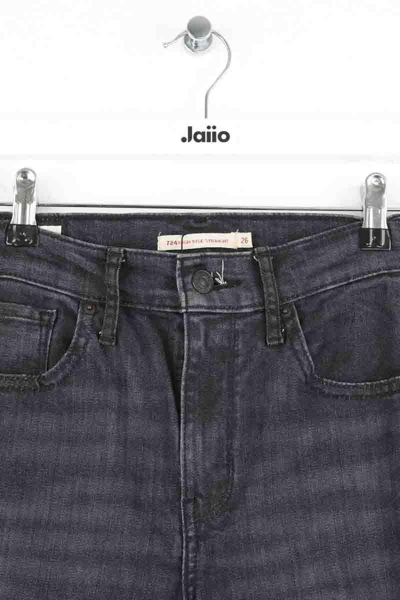 Straight Leg Jeans 724 LEVI'S - Seconde main Grey