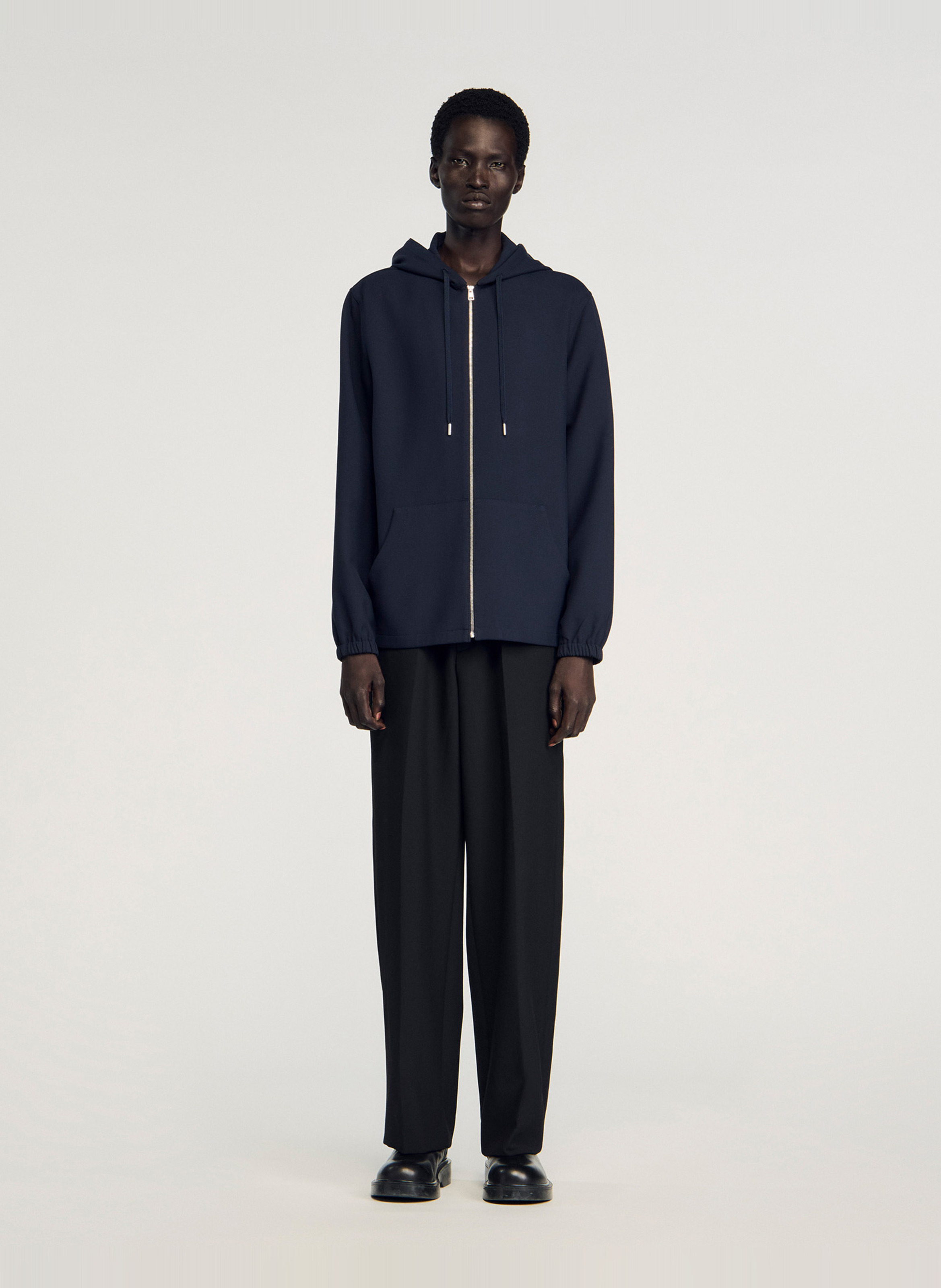 Hooded sweatshirt SANDRO Blue