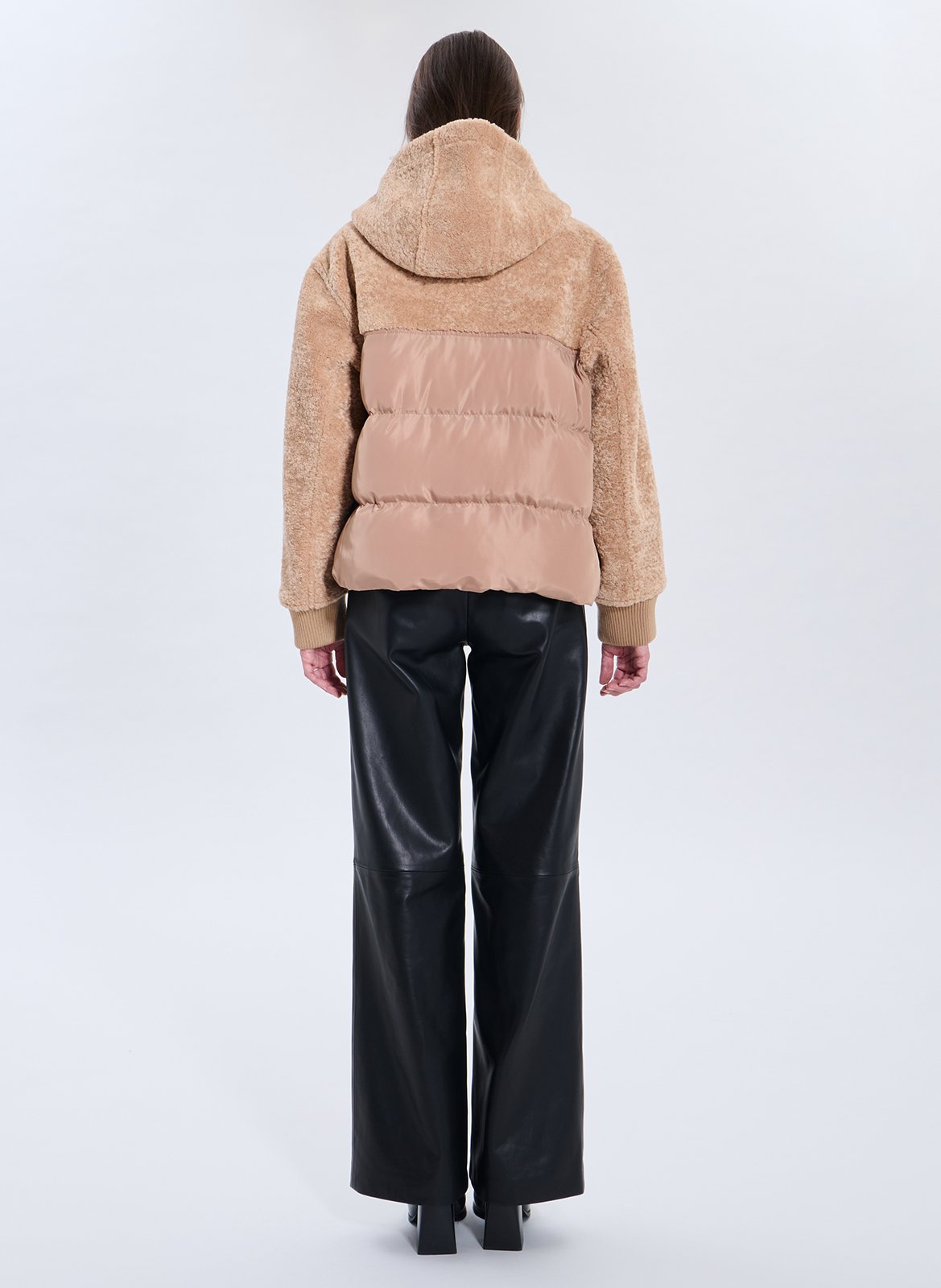 Manteau à capuche ZAPA Marron