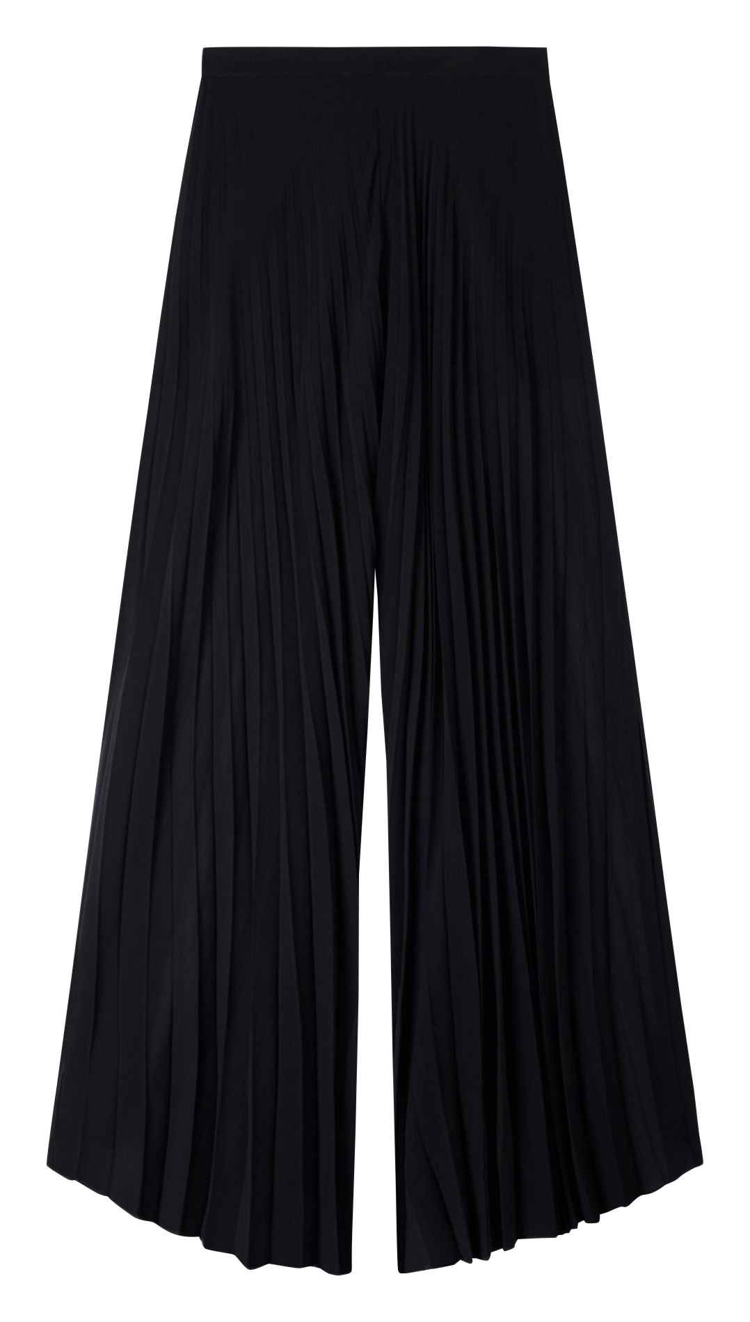 Pantalon large plissé taille haute SANDRO Noir