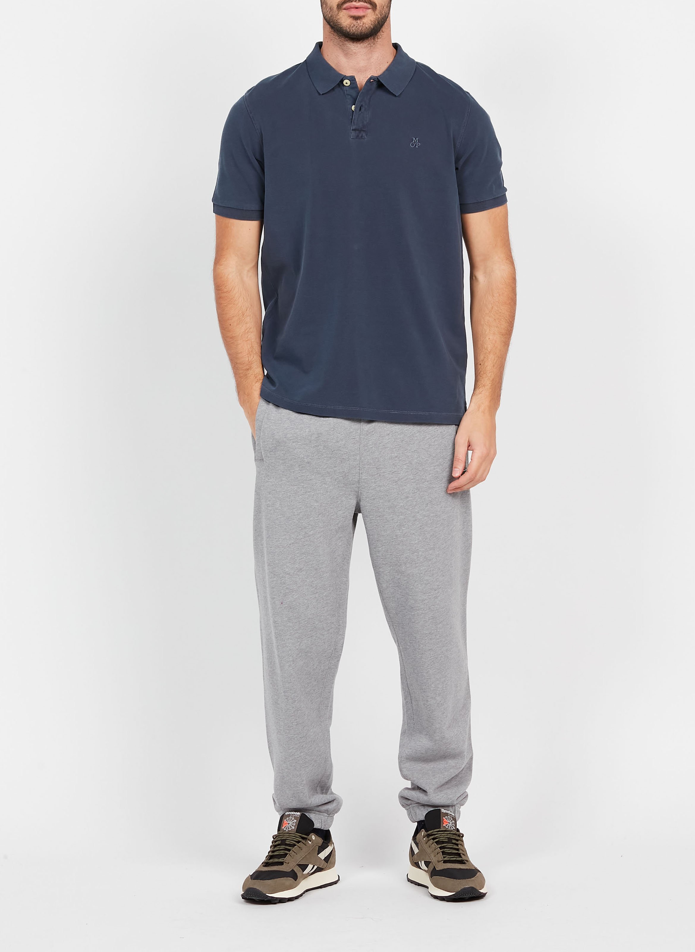 Polo regular-fit en coton bio MARC O'POLO Bleu