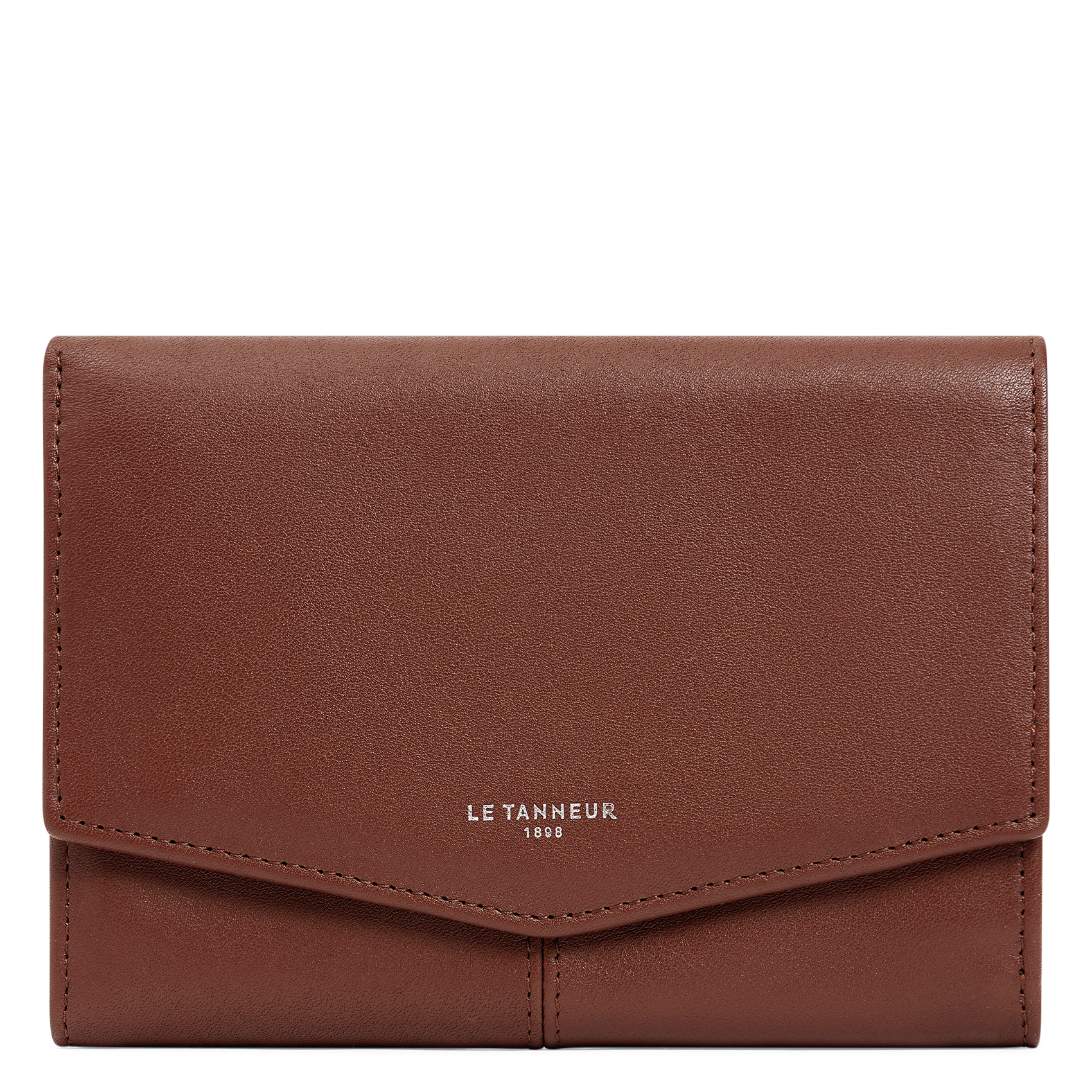 Portefeuille en cuir lisse LE TANNEUR