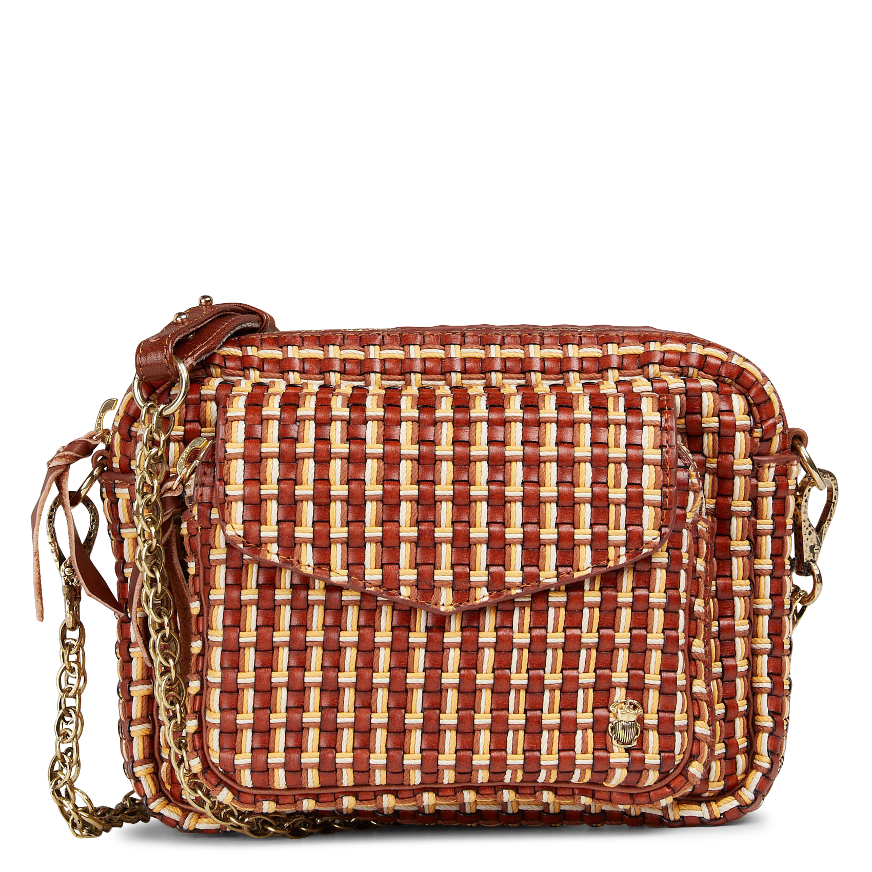 Brieftasche aus Leder CLARIS VIROT Braun