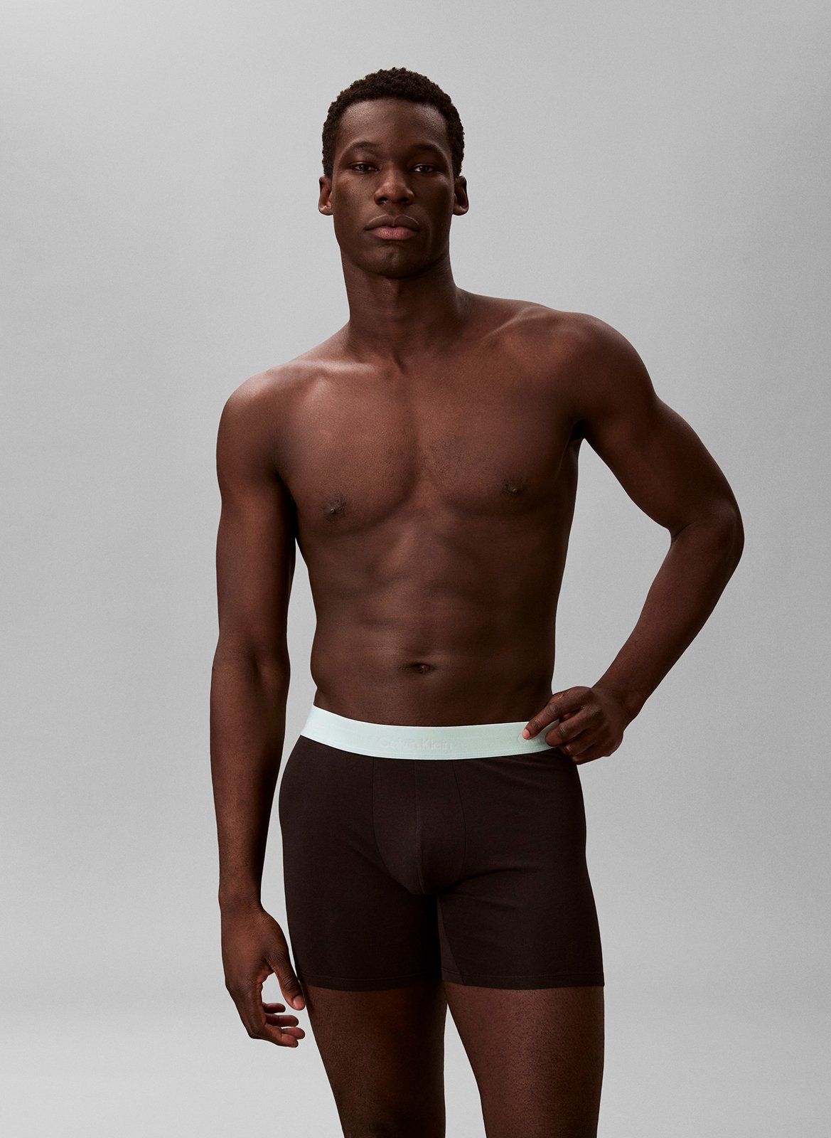 Setje met 3 boxershorts | katoenblend CALVIN KLEIN UNDERWEAR Zwart