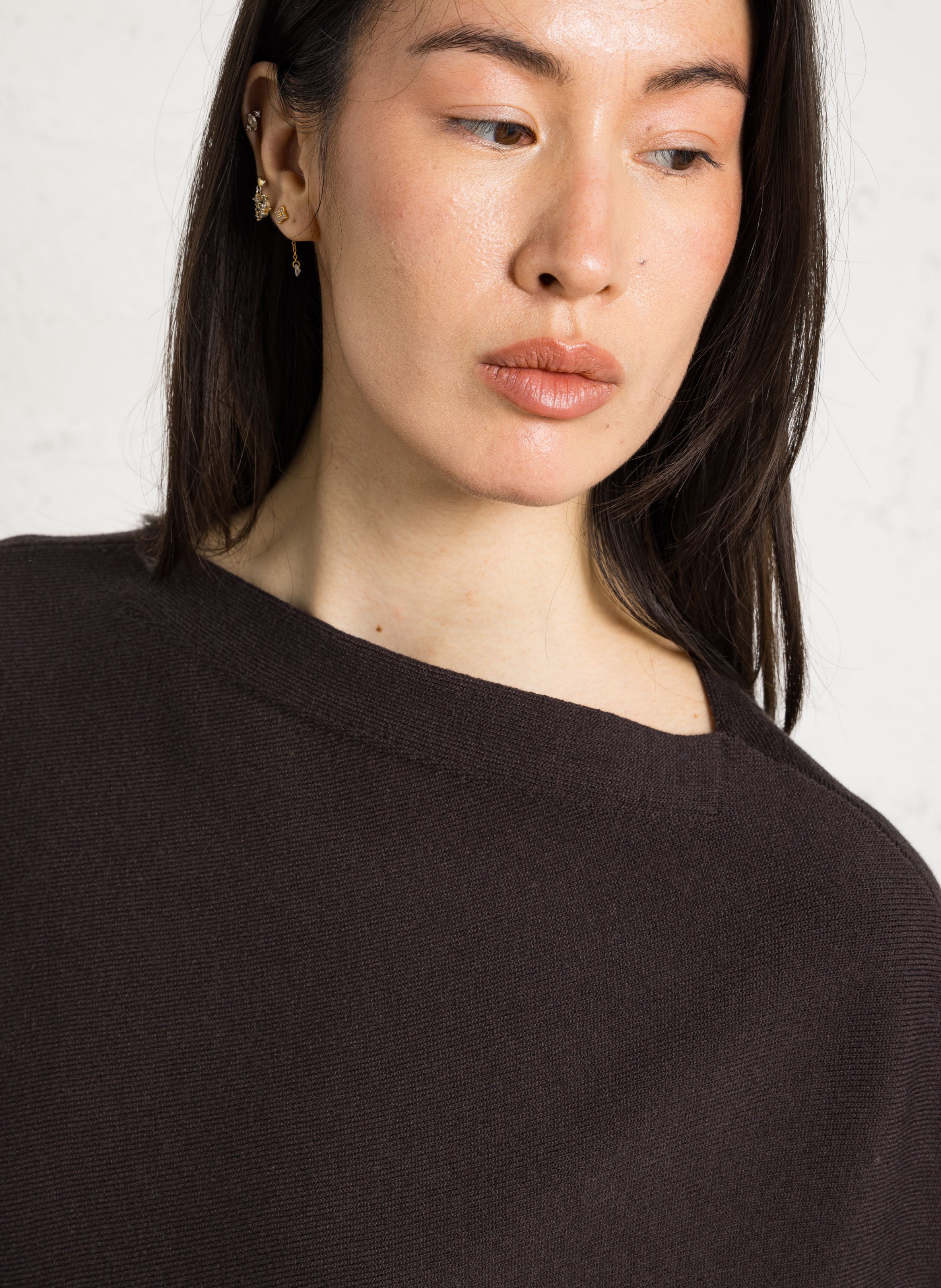 Weit ausgestellter Pullover SOEUR Grau