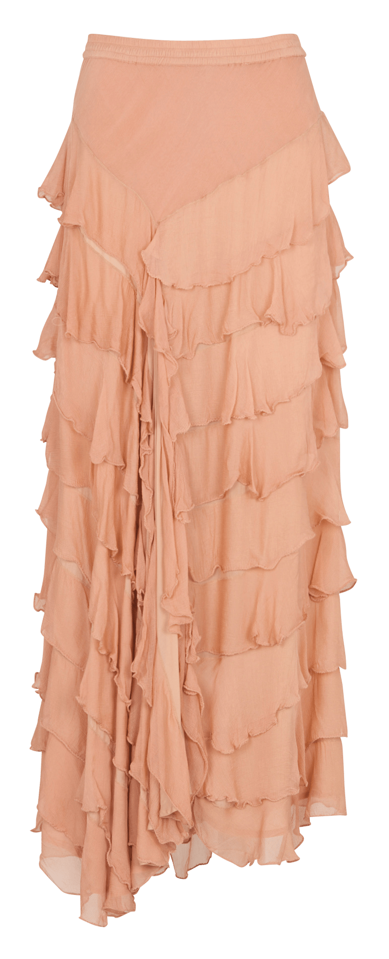 Robe longue col classique à imprimé floral MES DEMOISELLES Beige