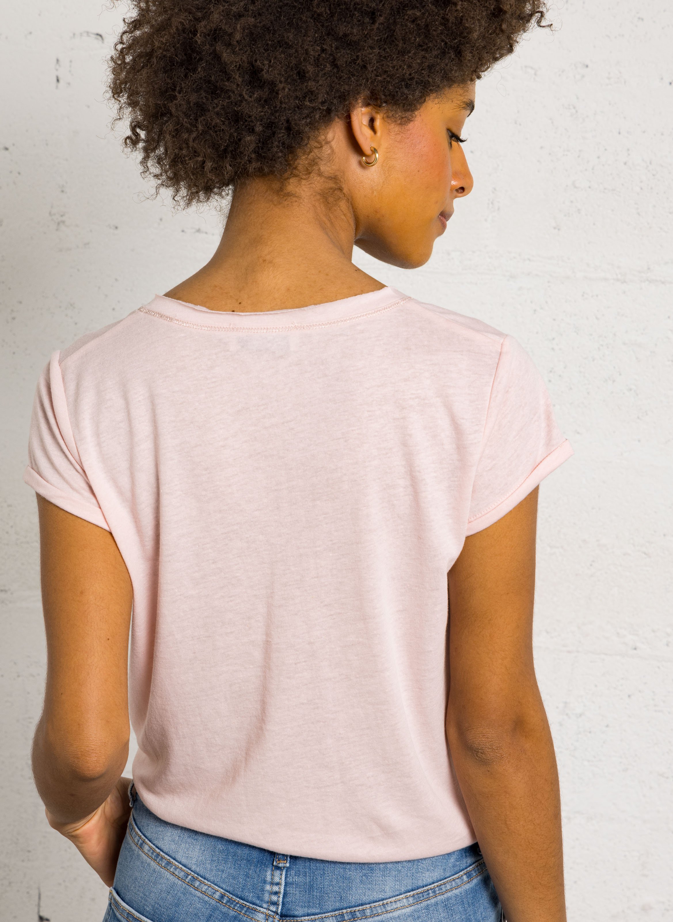 T-shirt LE TEMPS DES CERISES Roze