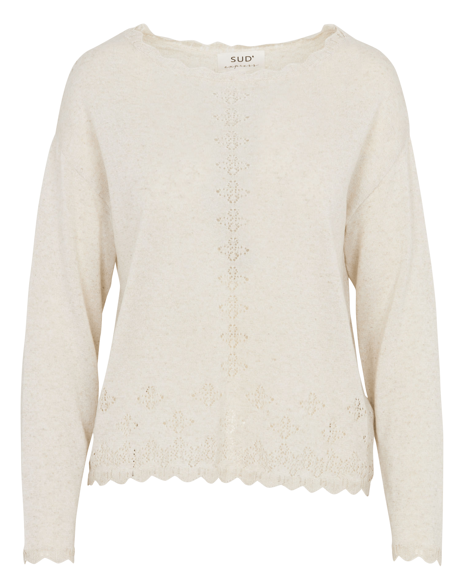 Brilliant - Pullover mit Rundhalsausschnitt SUD EXPRESS Beige