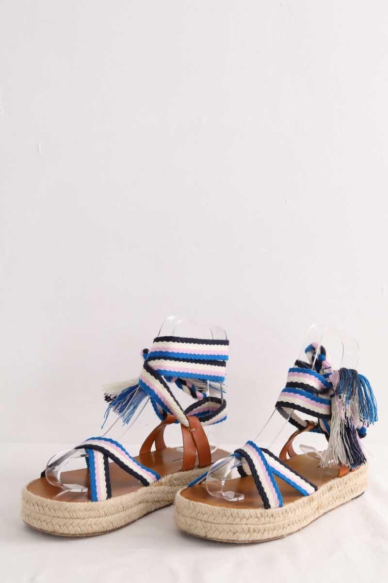 Faux leather sandals ISABEL MARANT - Seconde Main Multicolored