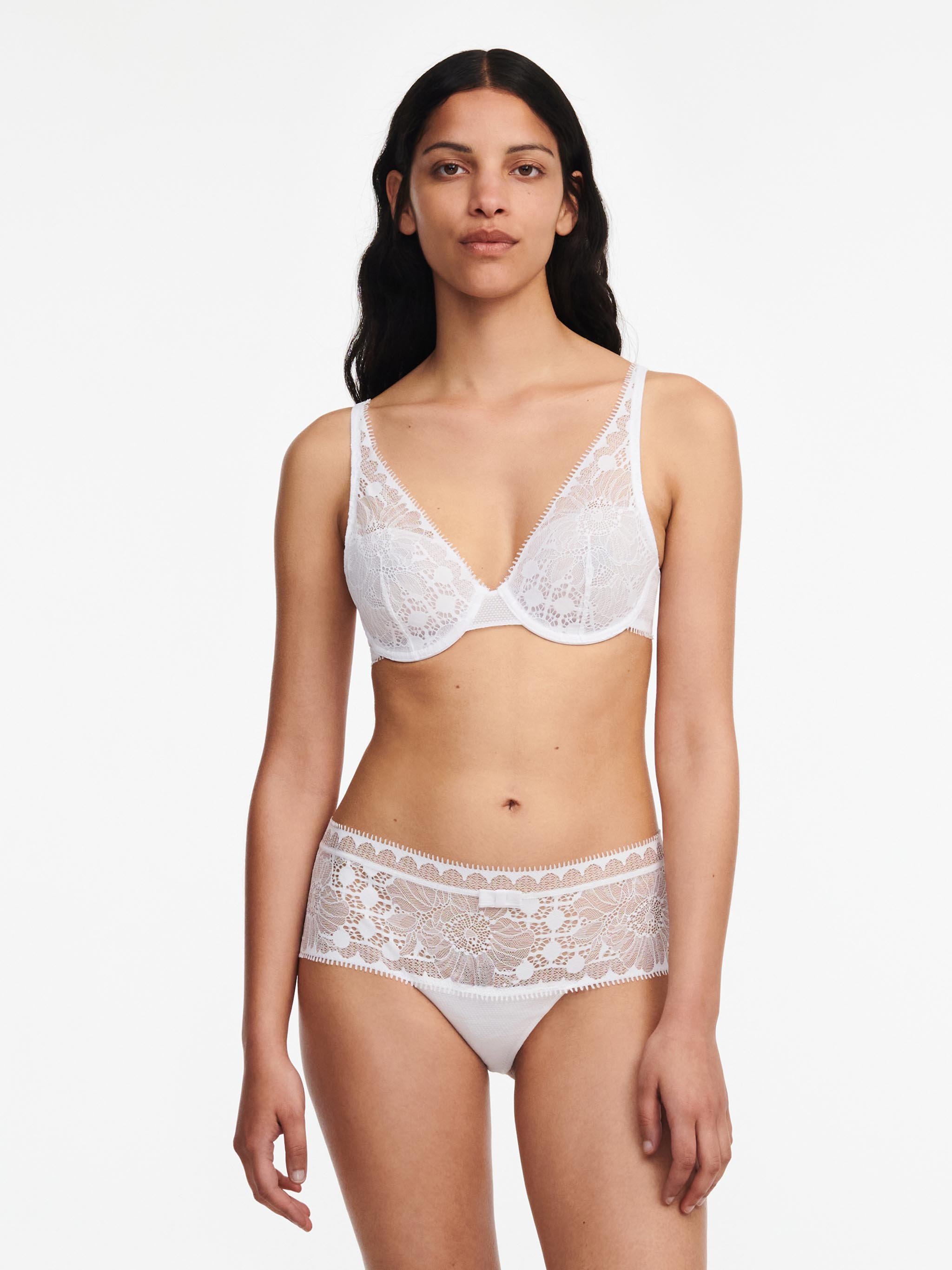 Plunge spacer bra CHANTELLE White