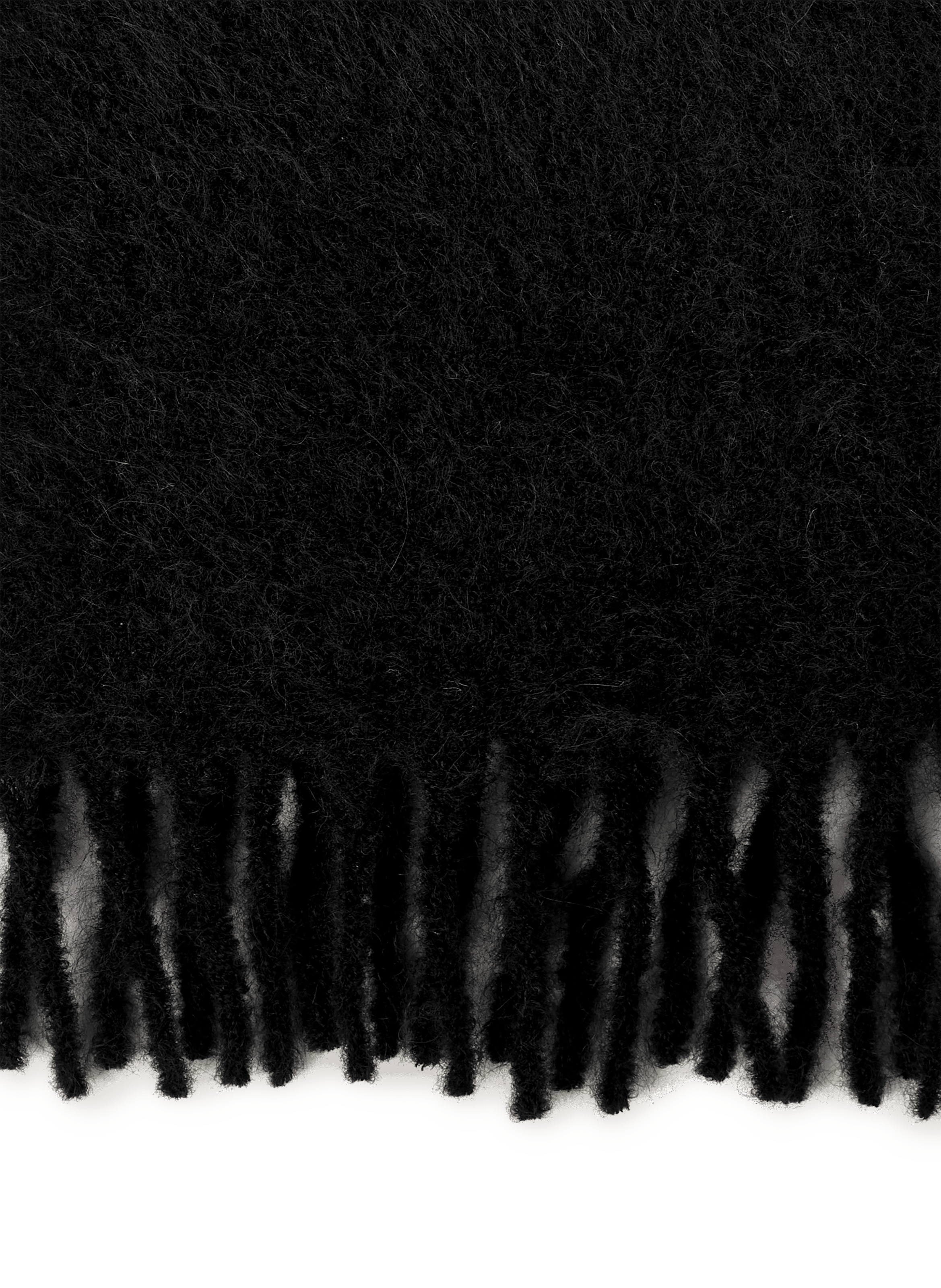 Alpaca-mix scarf SAISON 1865 Black