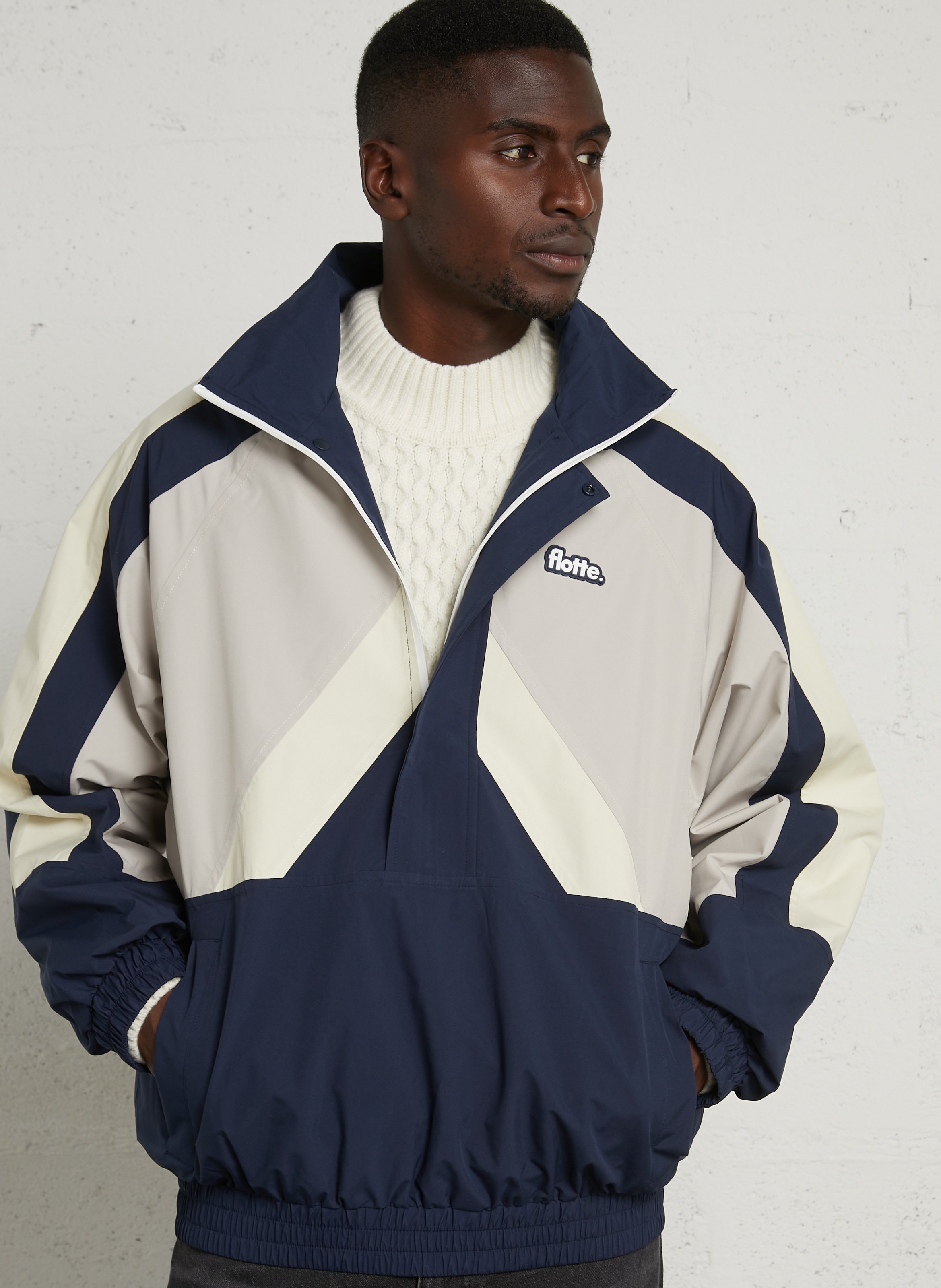 Imperméable col montant  FLOTTE Beige