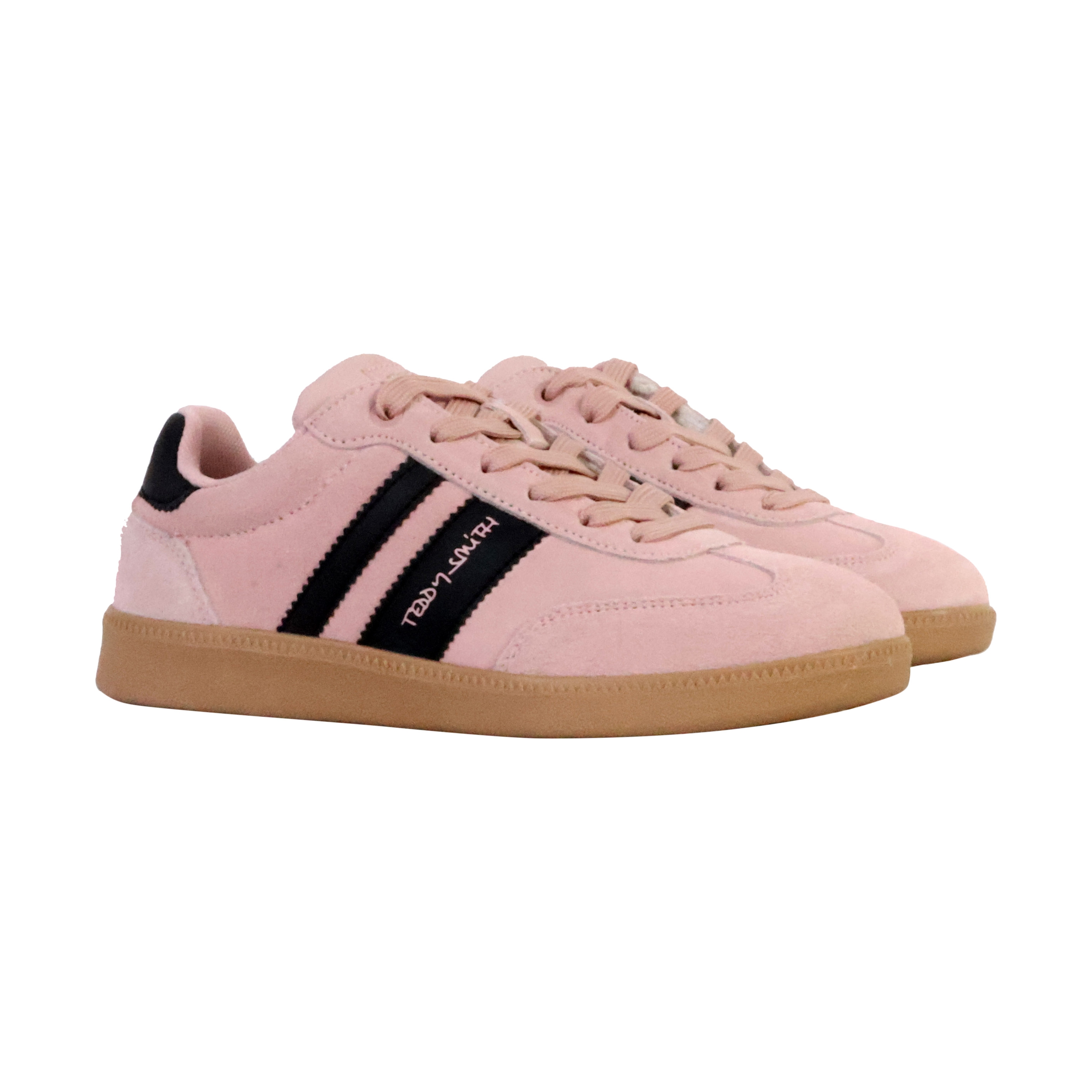 Teddy Smith Leather Trainers TAMARIS Pink