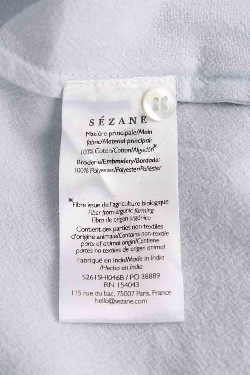 Chemise SEZANE - Seconde main Bleu