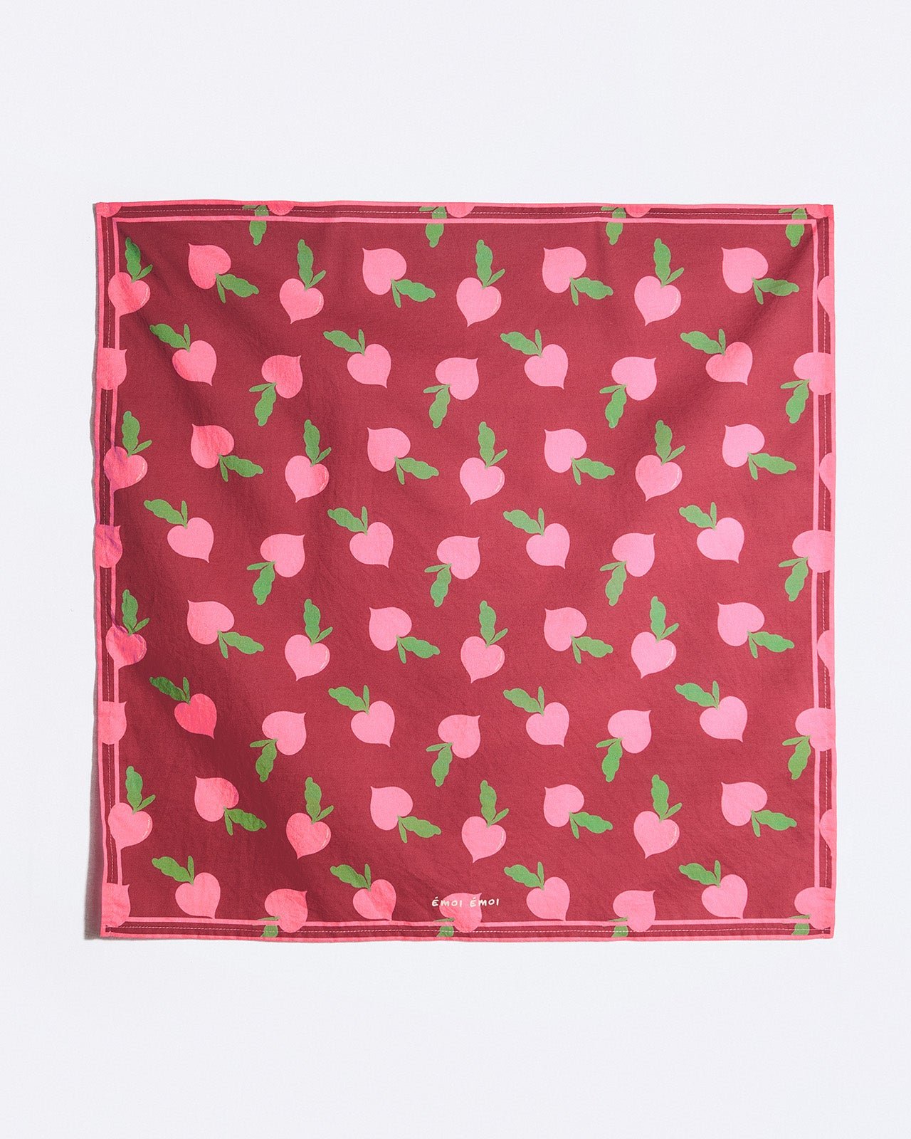 Radish Love Bandana EMOI EMOI Red