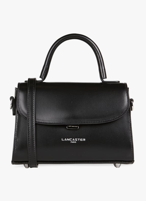 Leather shoulder bag Black Lancaster paris Women Place des