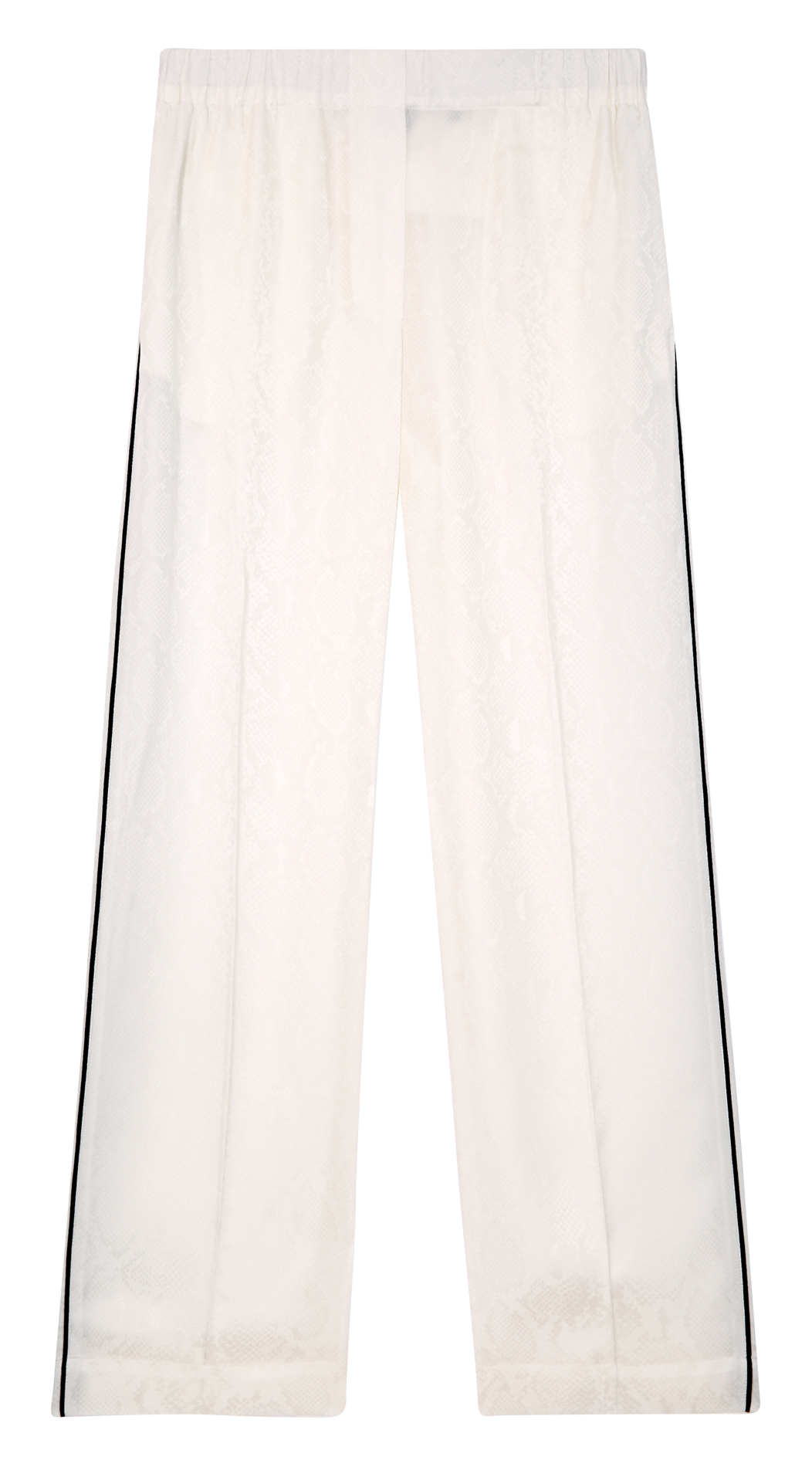 Wide-leg snakeskin jacquard pants THE KOOPLES White