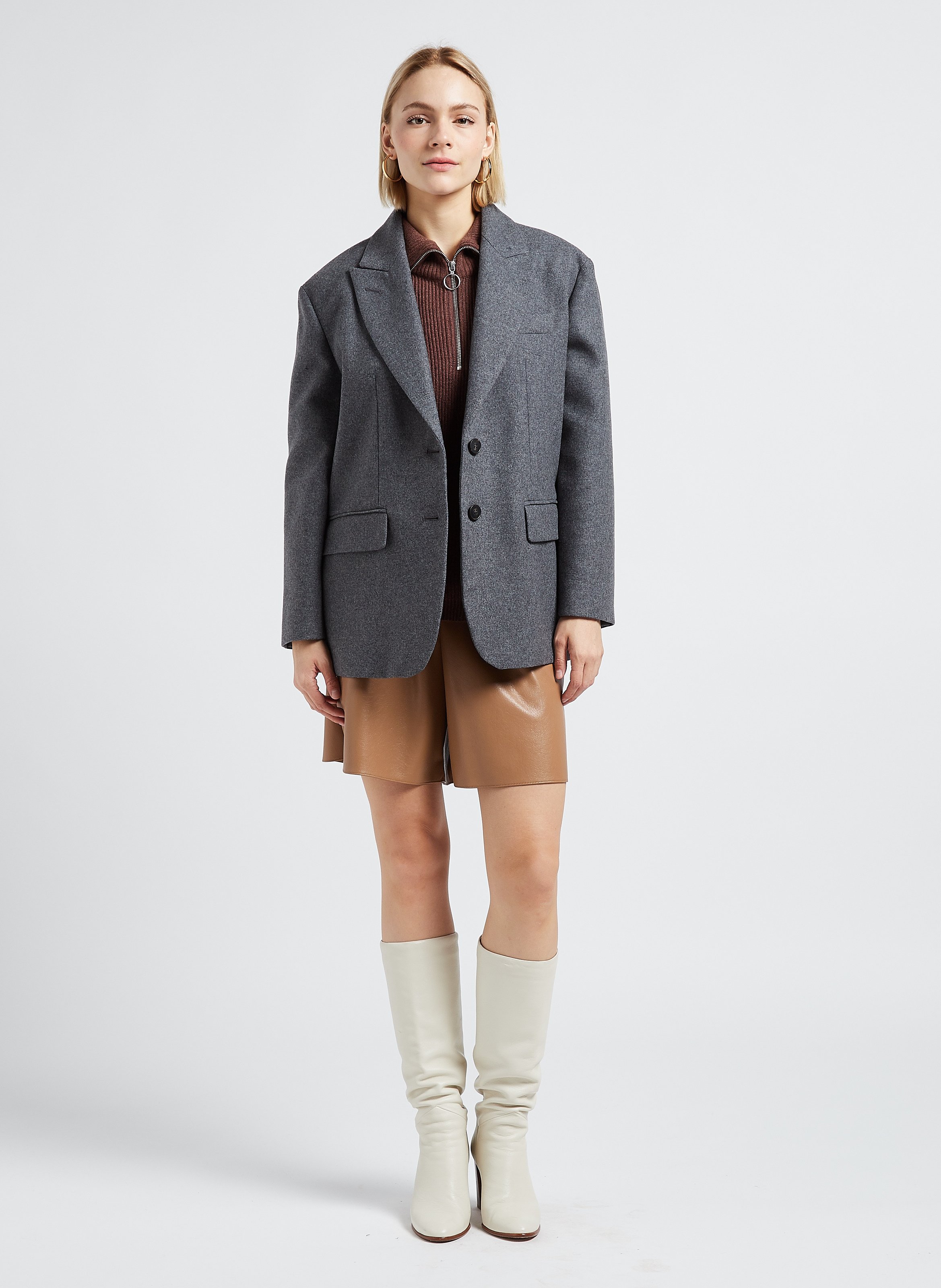 Max mara wool blend blazer on sale