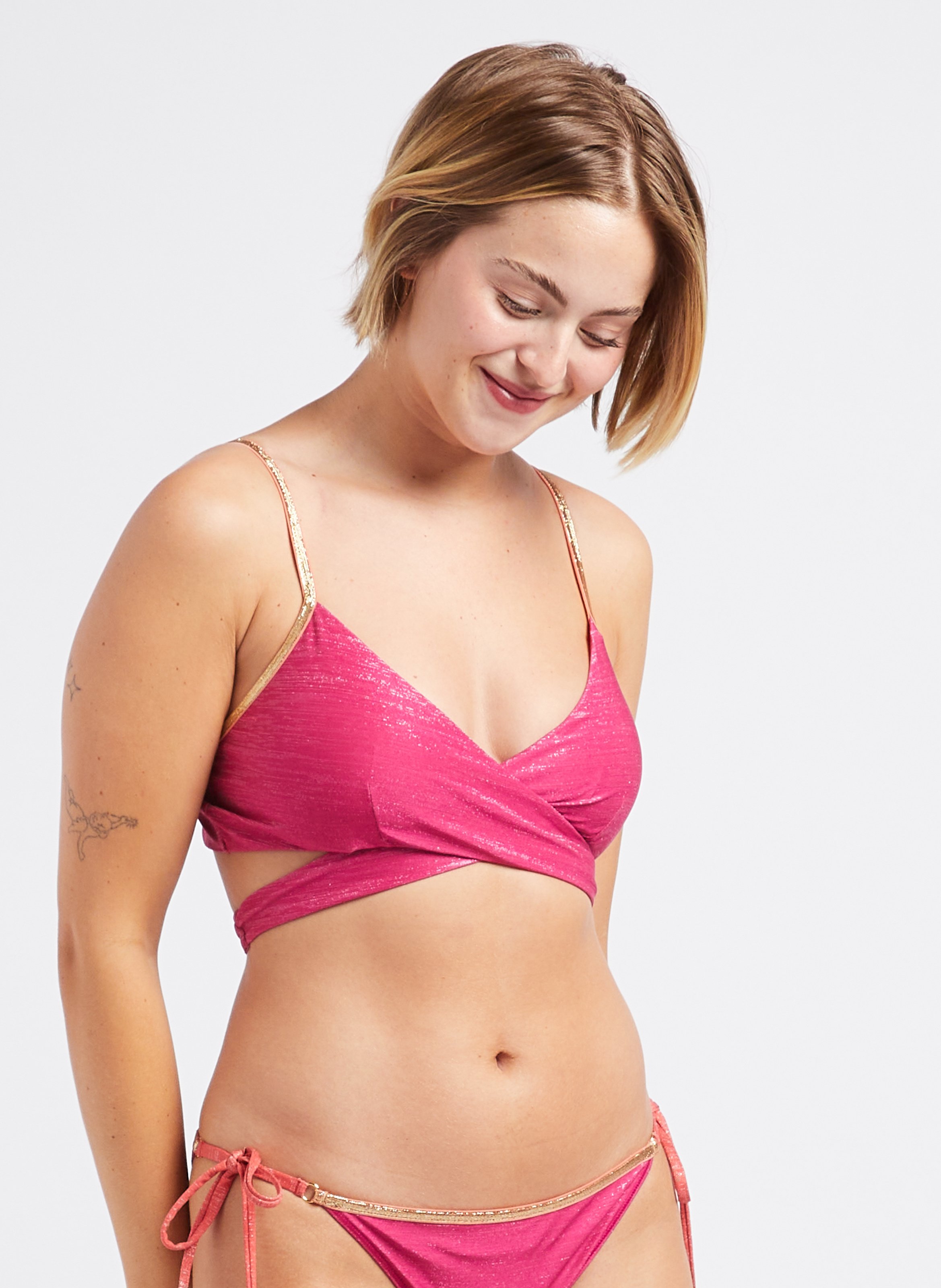 Haut de maillot de bain LA NOUVELLE Rose