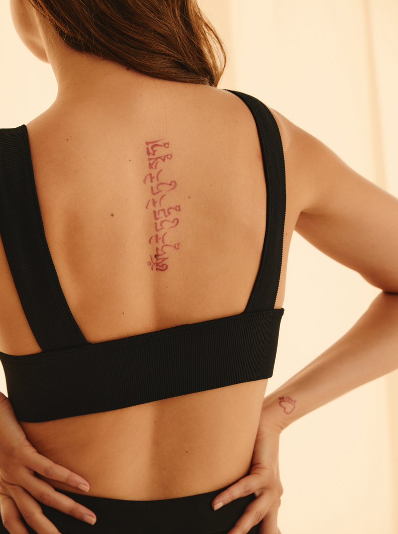 Brassière triangle night stripes NOO Noir