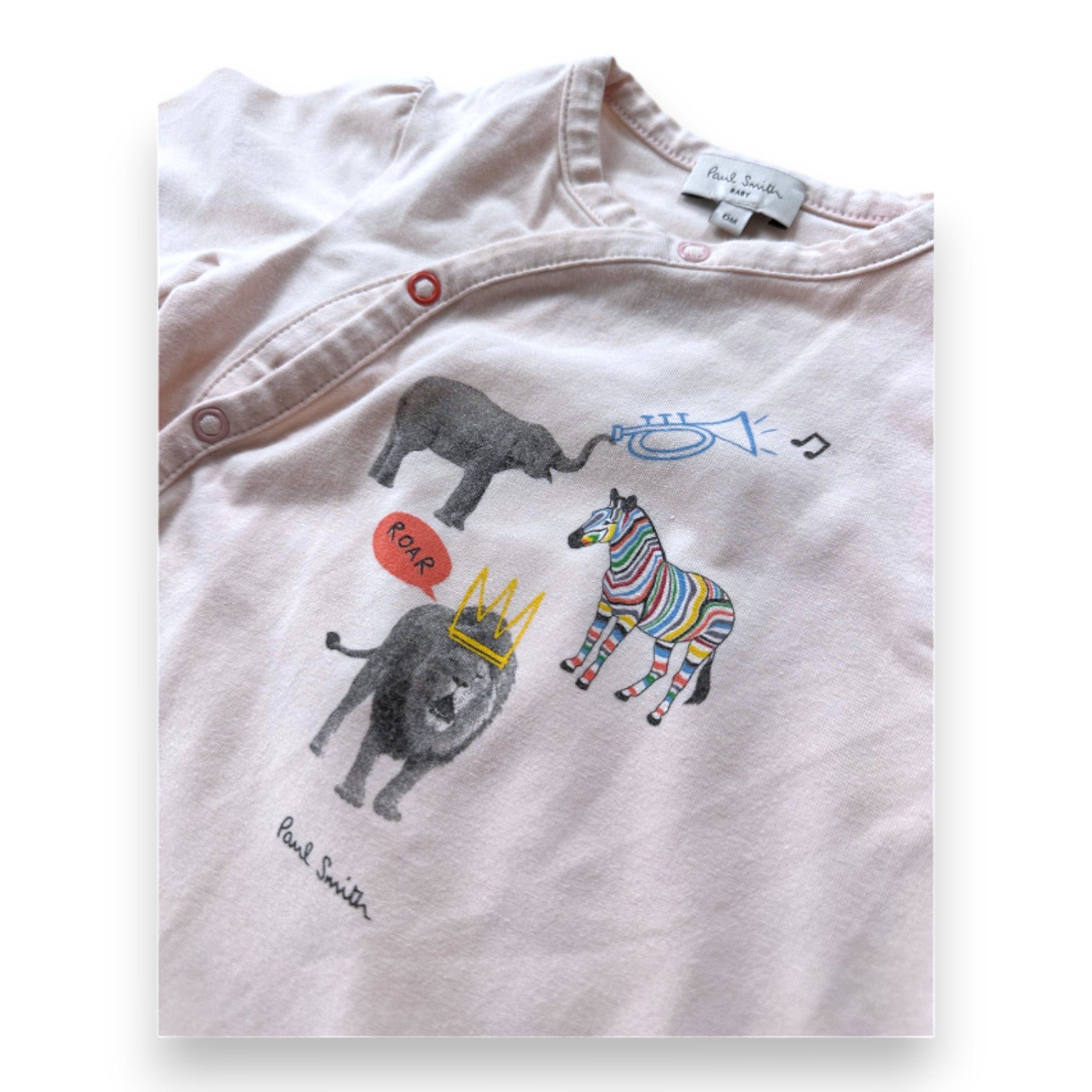 Pink baby jumpsuit - 6 months PAUL SMITH - Seconde main Pink