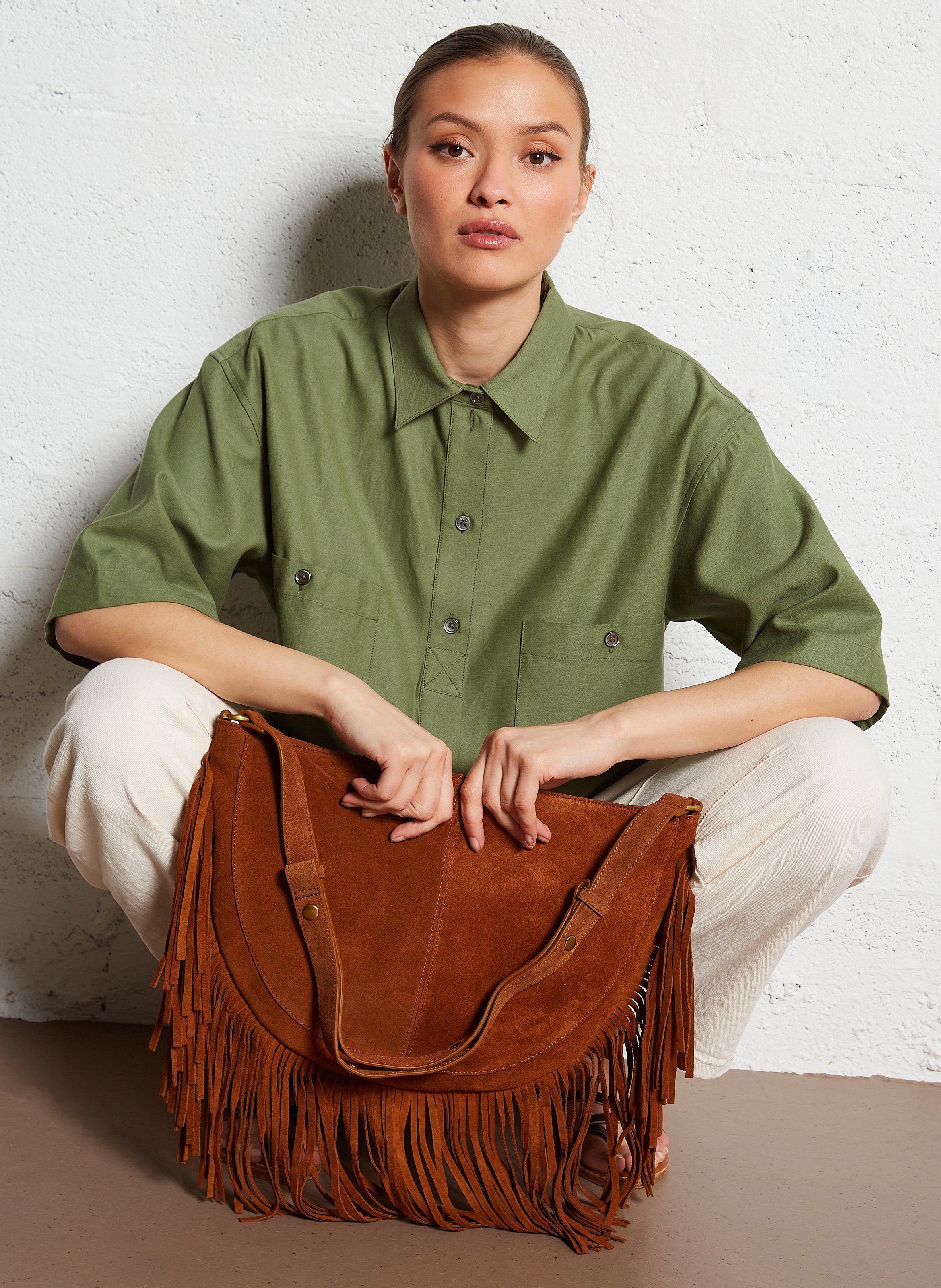 Capriccio - Hobo-Bag, aus Leder NAT & NIN Braun