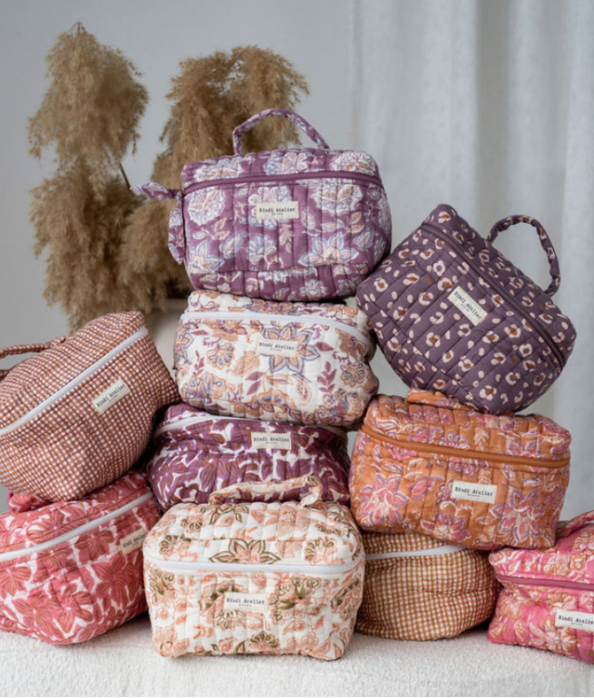 Toiletry bag BINDI ATELIER Purple