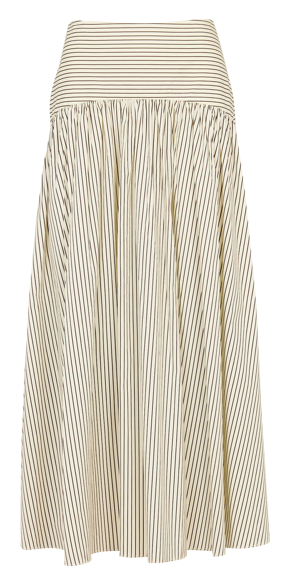 Striped midi skirt STAUD Multicolored