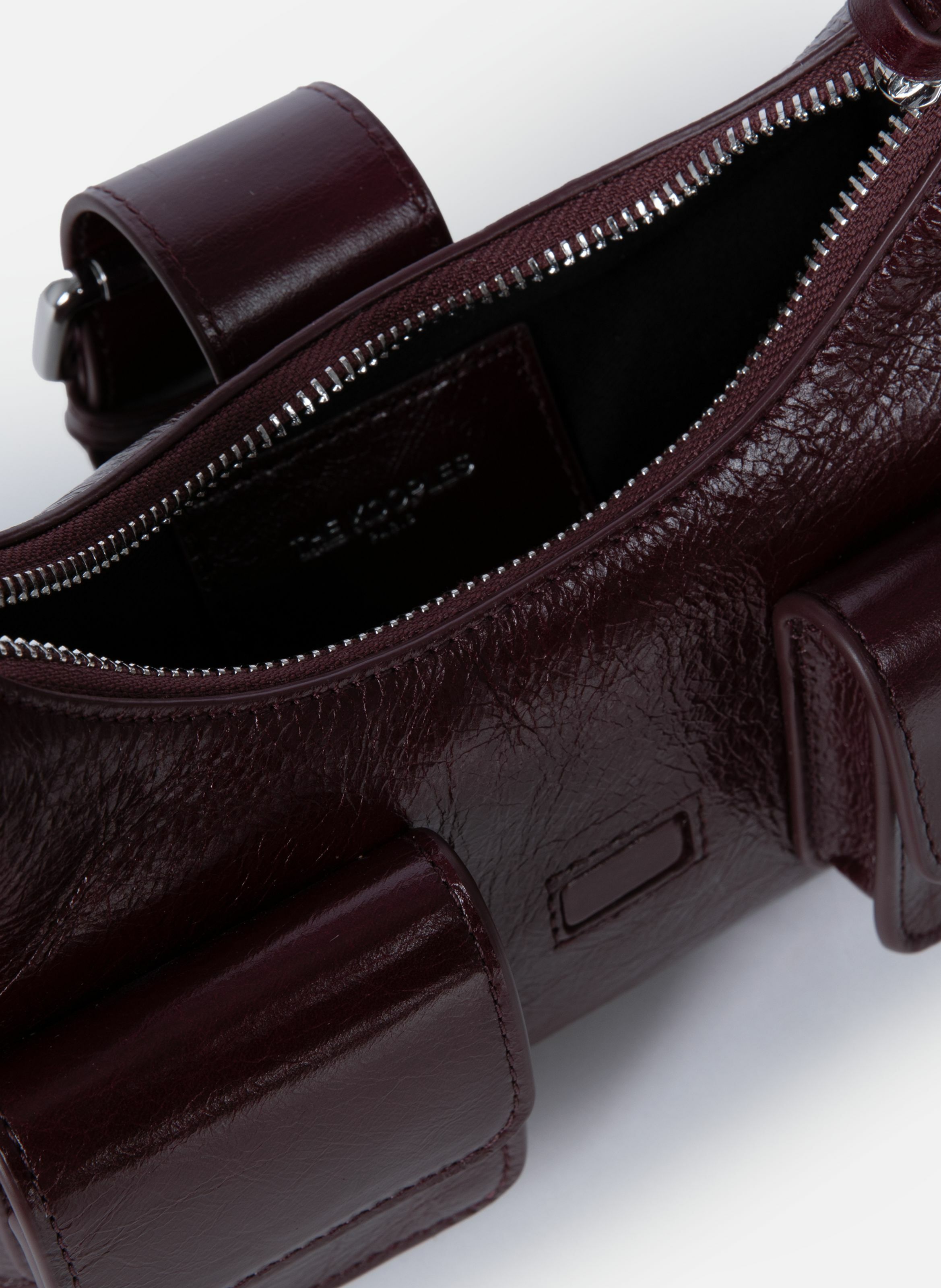 Sac amelia small en cuir craquelé THE KOOPLES Rouge