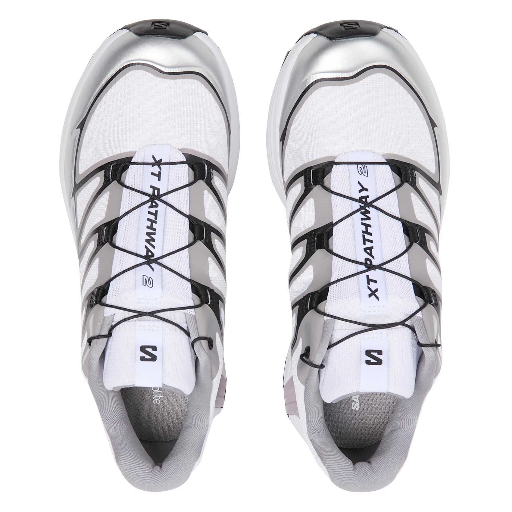 Baskets basses en tissu SALOMON Blanc