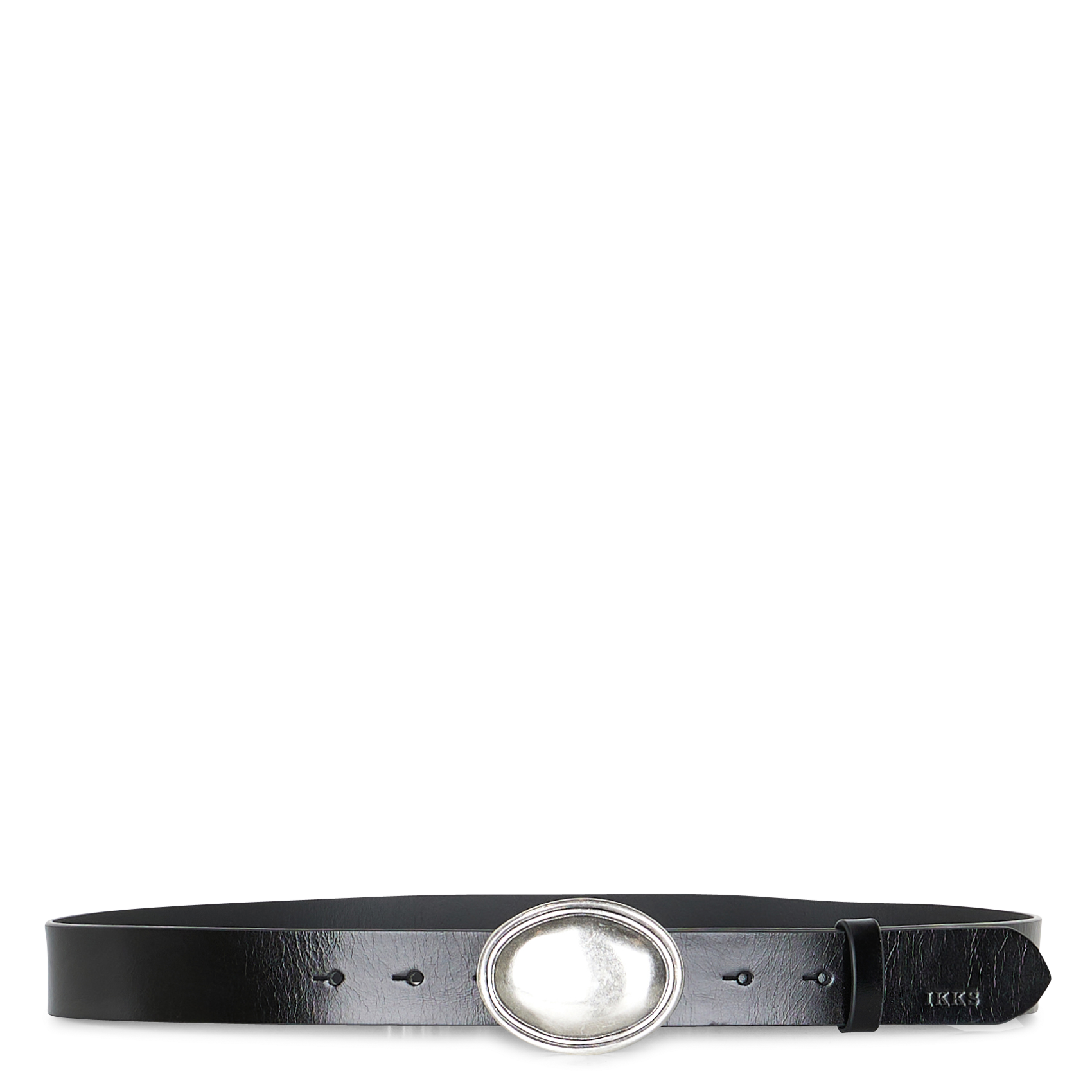 - Buckle closure. - Width: 3 cm.  IKKS Black