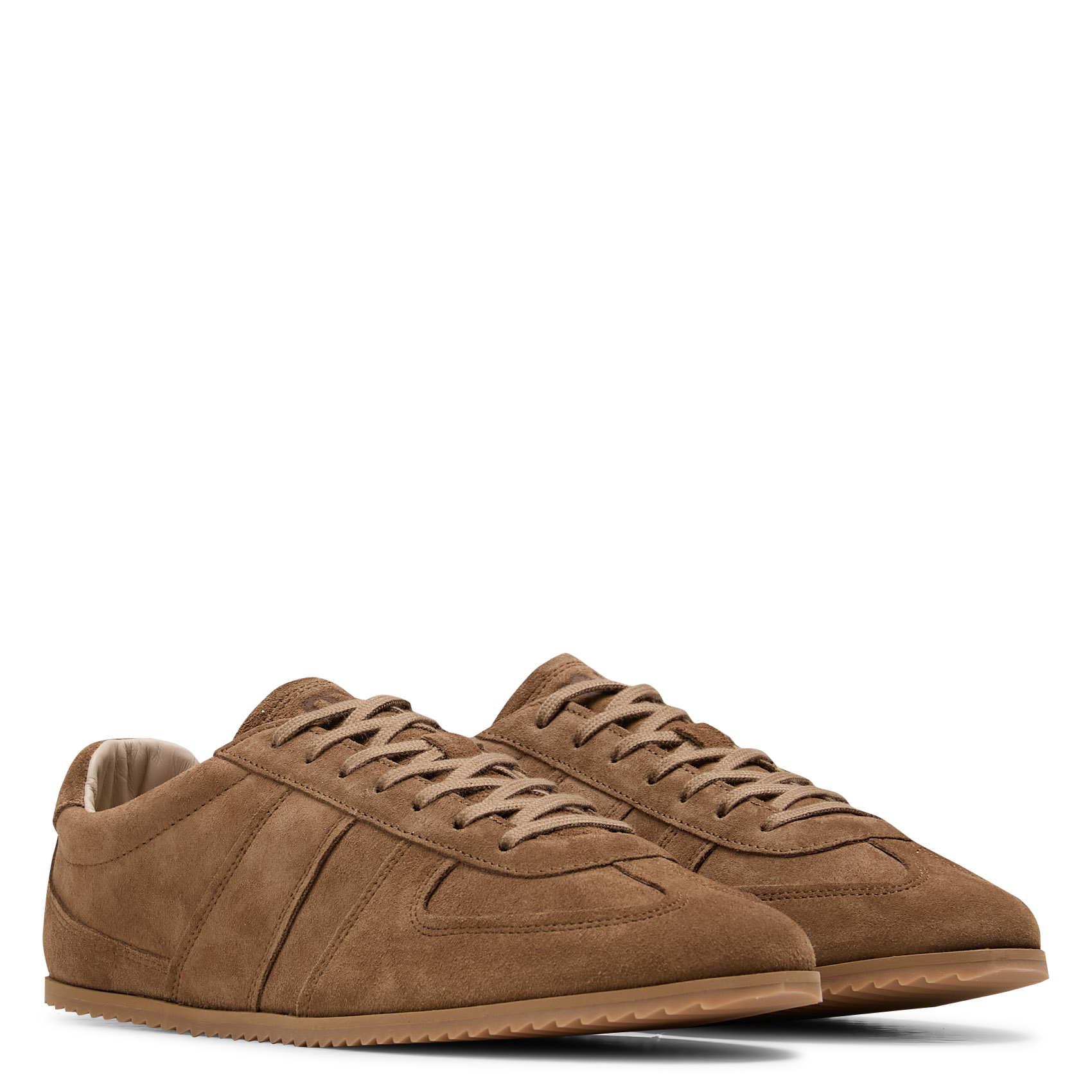 Baskets basses en cuir velours MELLOW YELLOW Marron