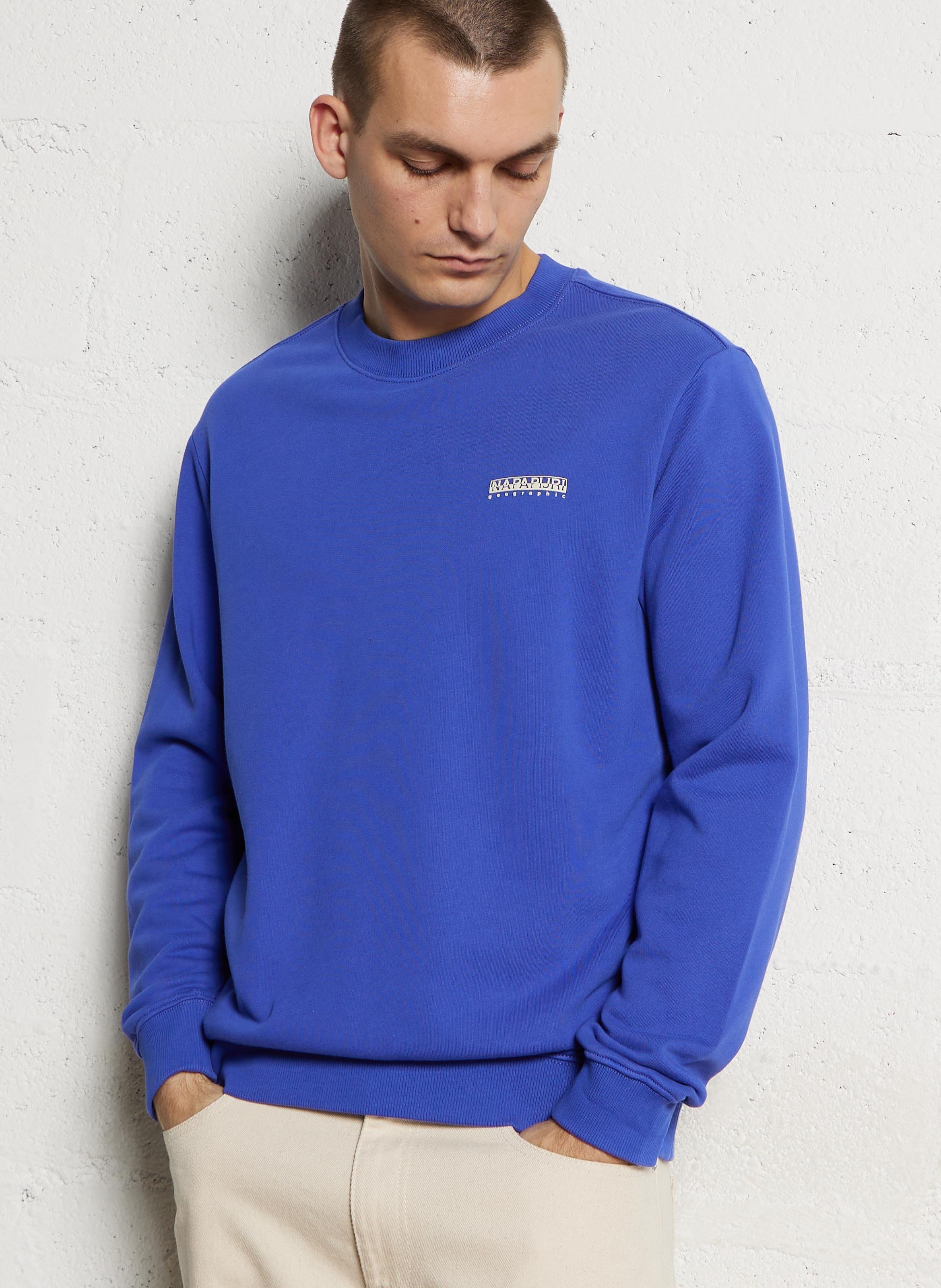 Sweat droit col rond en coton NAPAPIJRI