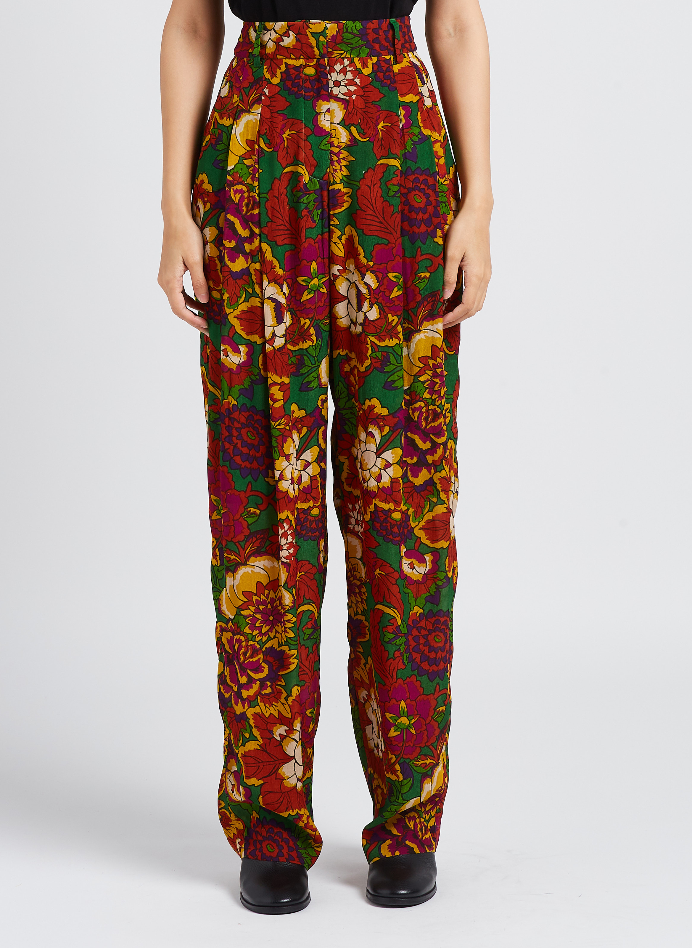 Gerade geschnittene Taillenhose mit Print LAURENCE BRAS Mehrfarbig