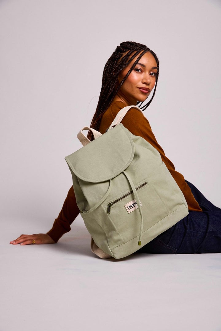 Cotton backpack HINDBAG Green