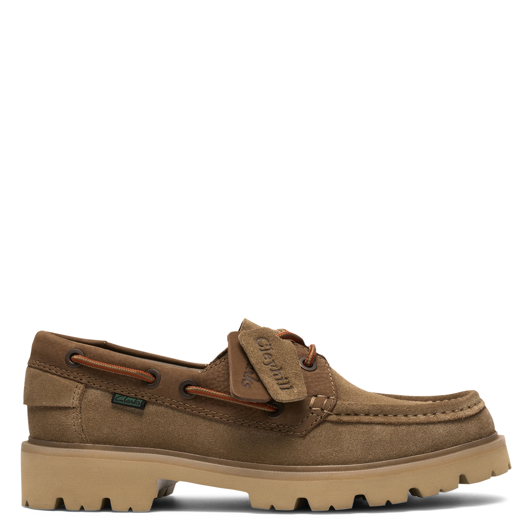 Bootschoenen van leer CLARKS Bruin