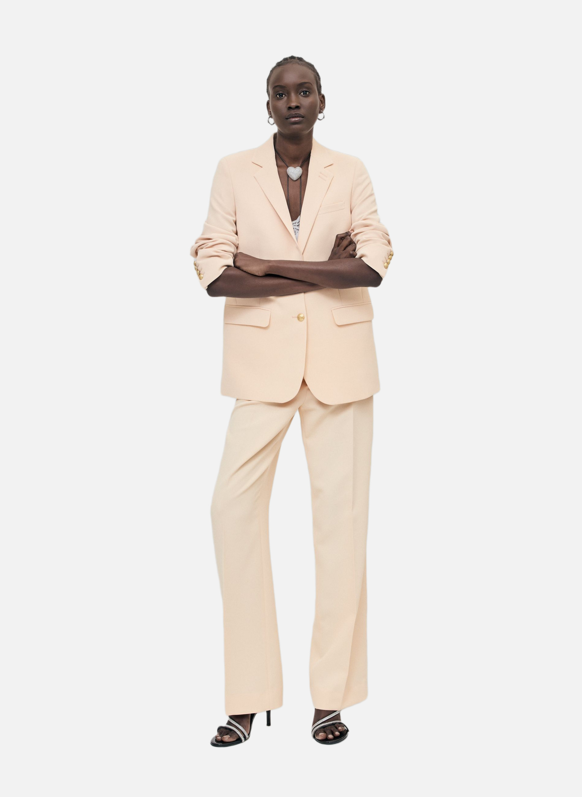 Straight suit jacket THE KOOPLES Beige