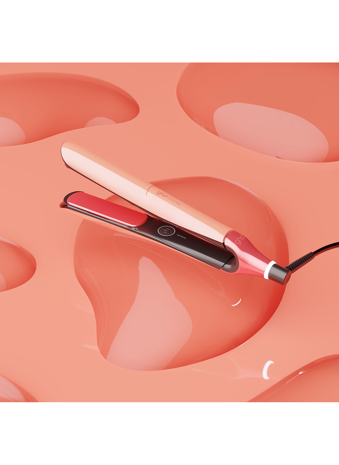 Chronos Hair Straightener - Jelly Collection GHD Pêche acidulé