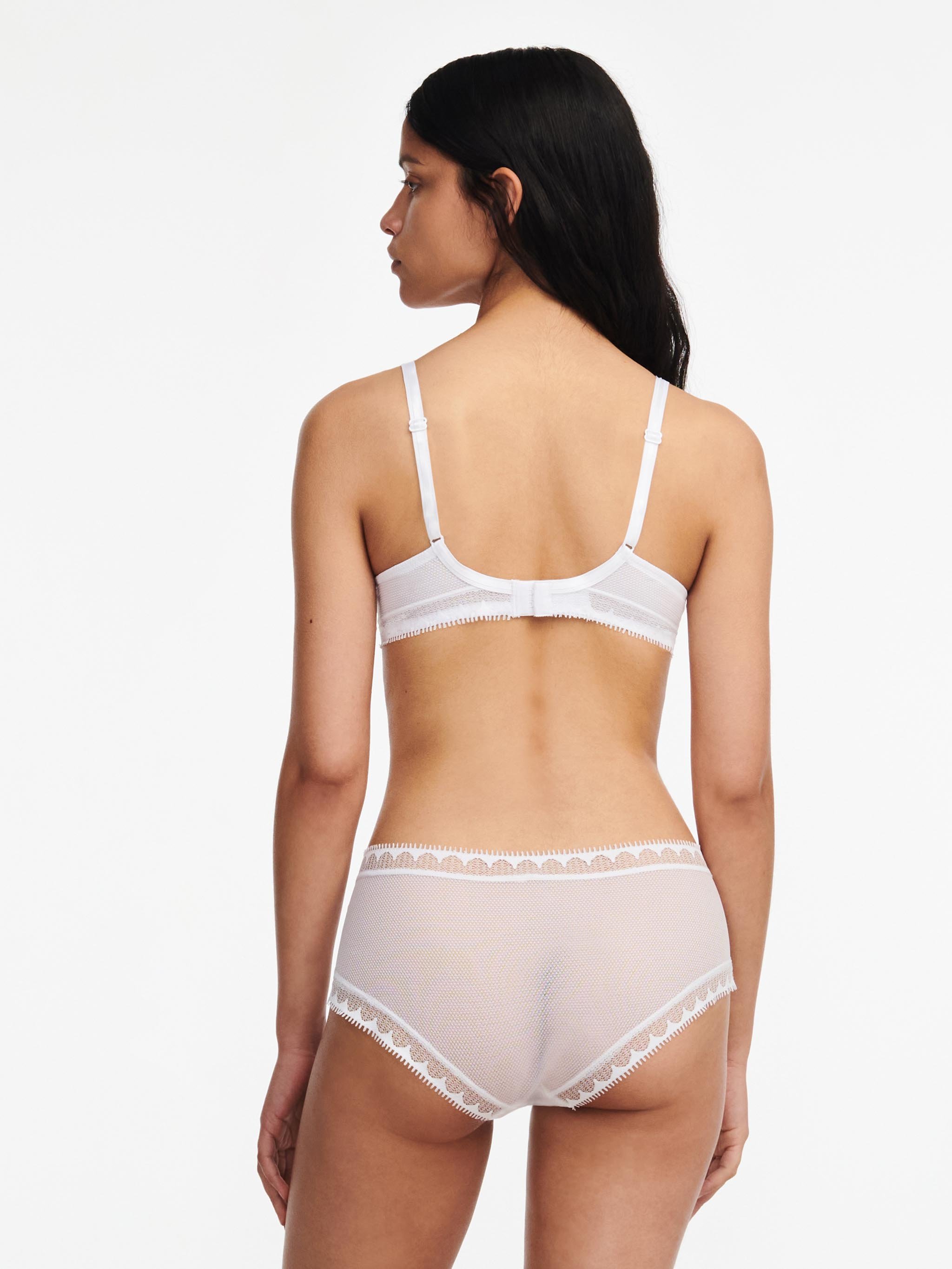 Plunge spacer bra CHANTELLE White