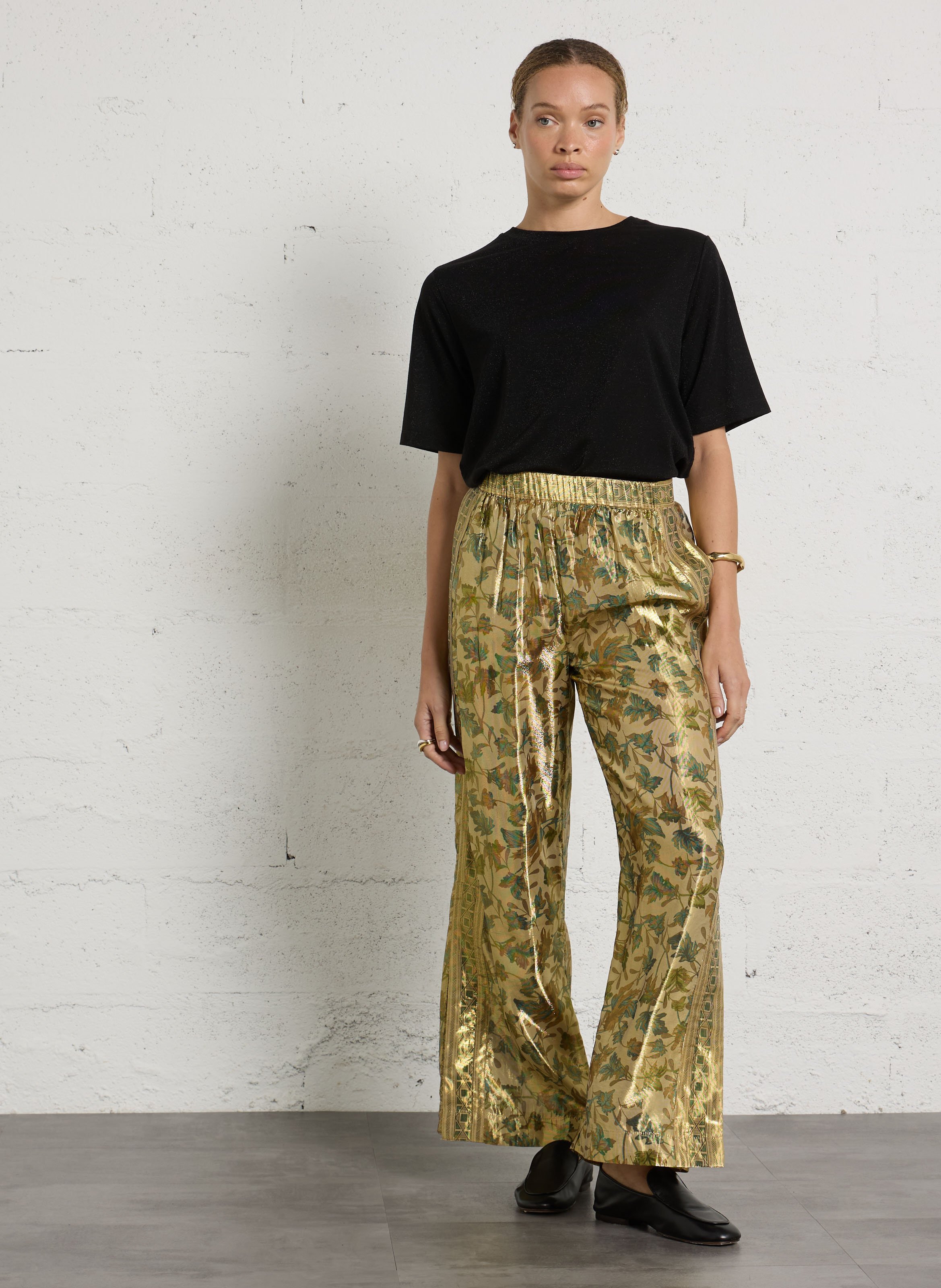 Printed wide-leg pants MES DEMOISELLES Multicolored