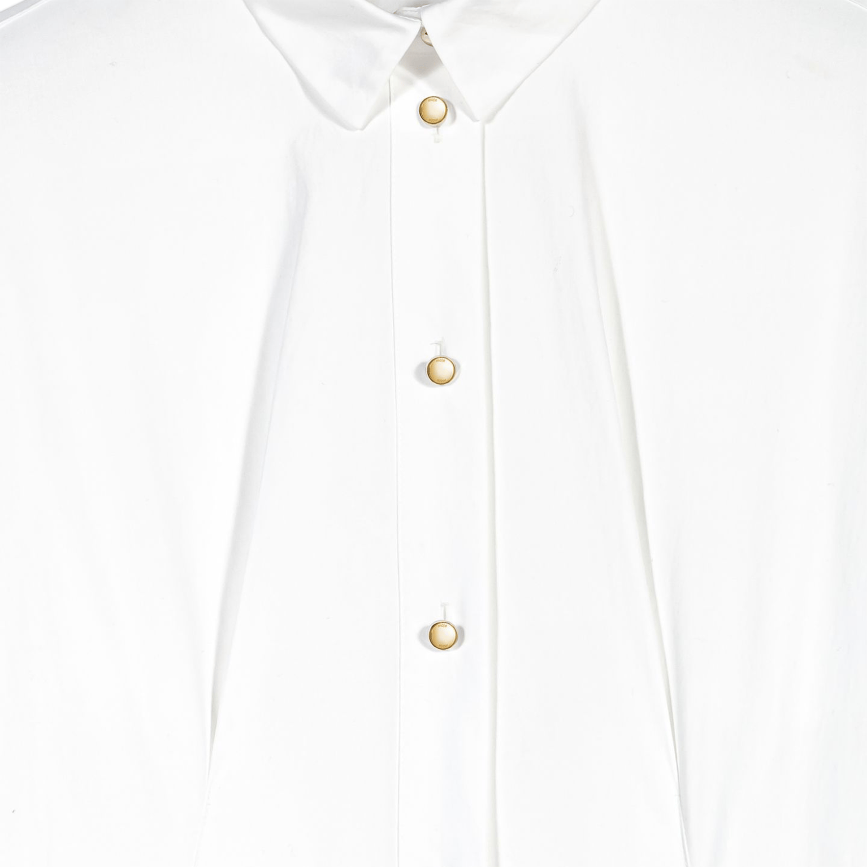Chemise nouée en coton MAJE Blanc