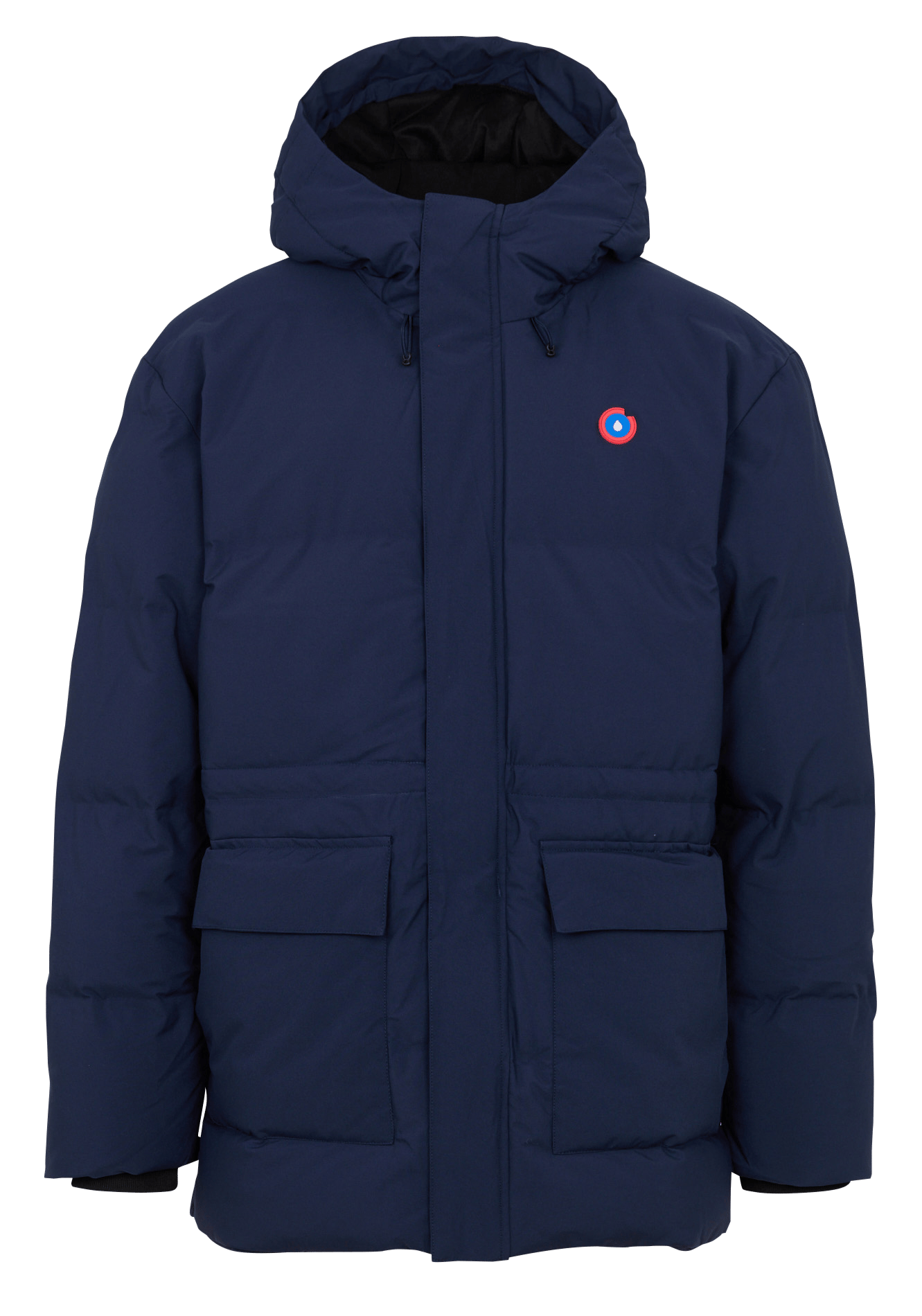 Ruime waterdichte donsjas FLOTTE Blauw