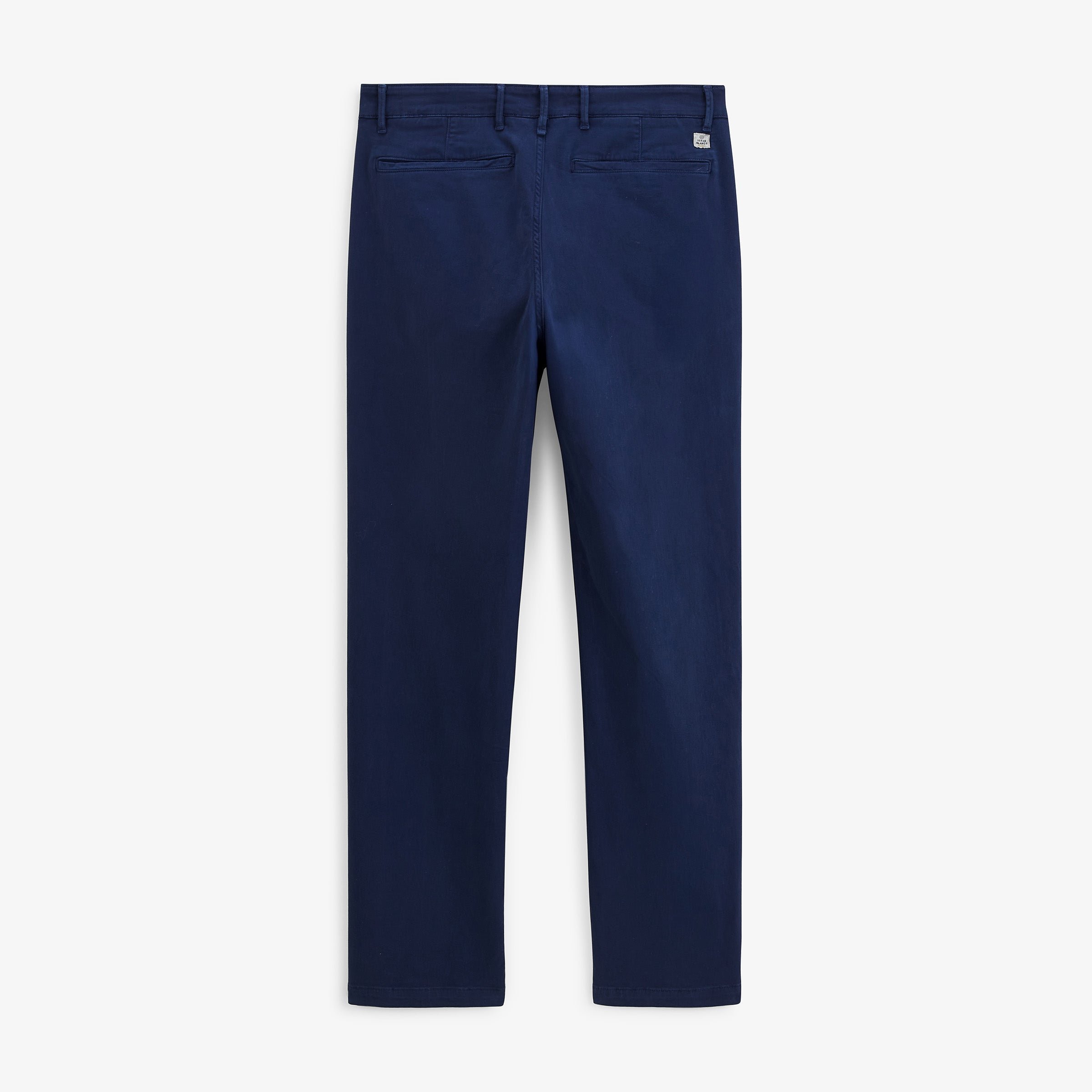 Chino 702 in stretch cotton, comfort fit, lupin blue SERGE BLANCO Blue
